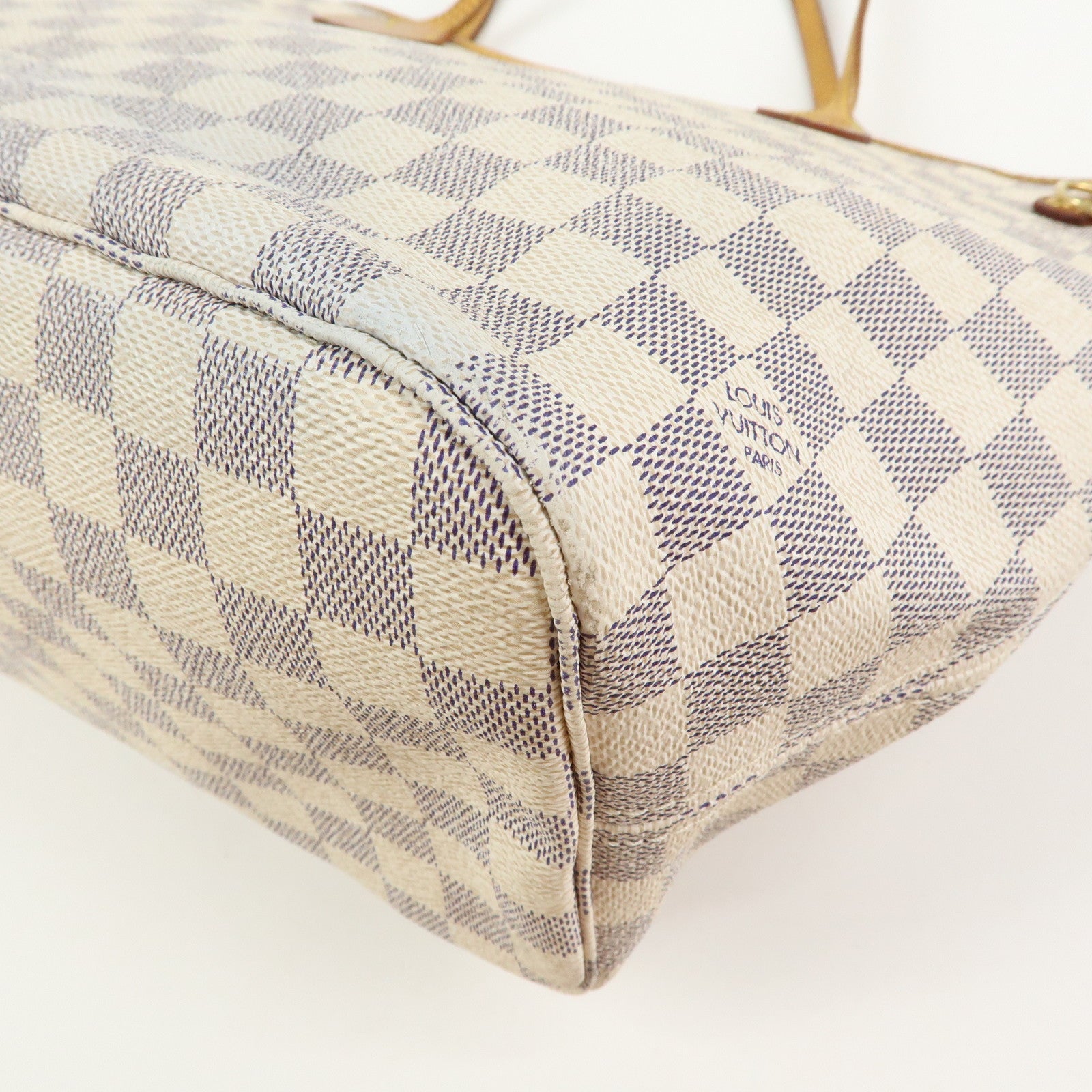 Louis Vuitton Damier Azur Neverfull MM Tote Bag Shoulder Bag N51107
