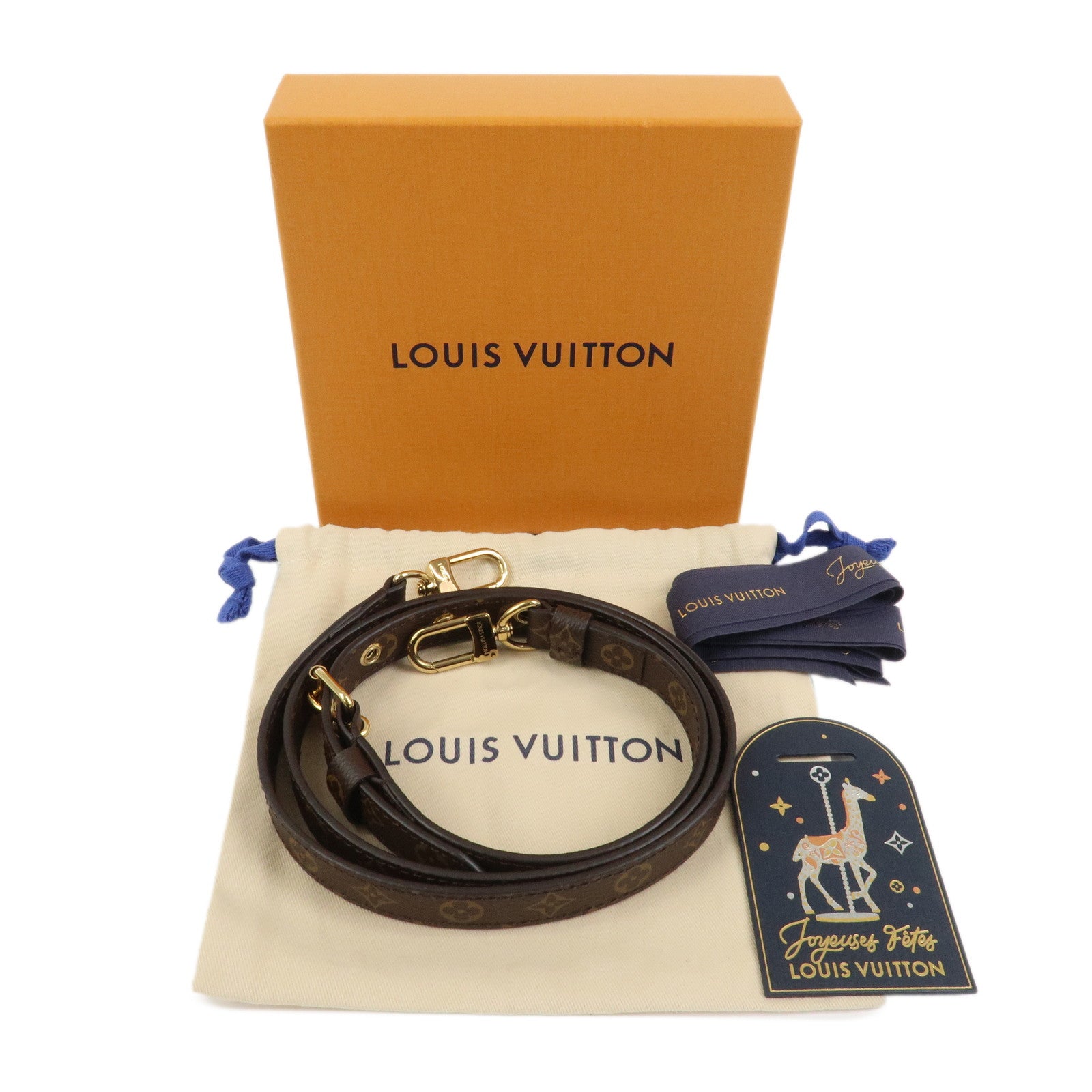 Louis Vuitton Monogram Adjustable Shoulder Strap Brown J60068