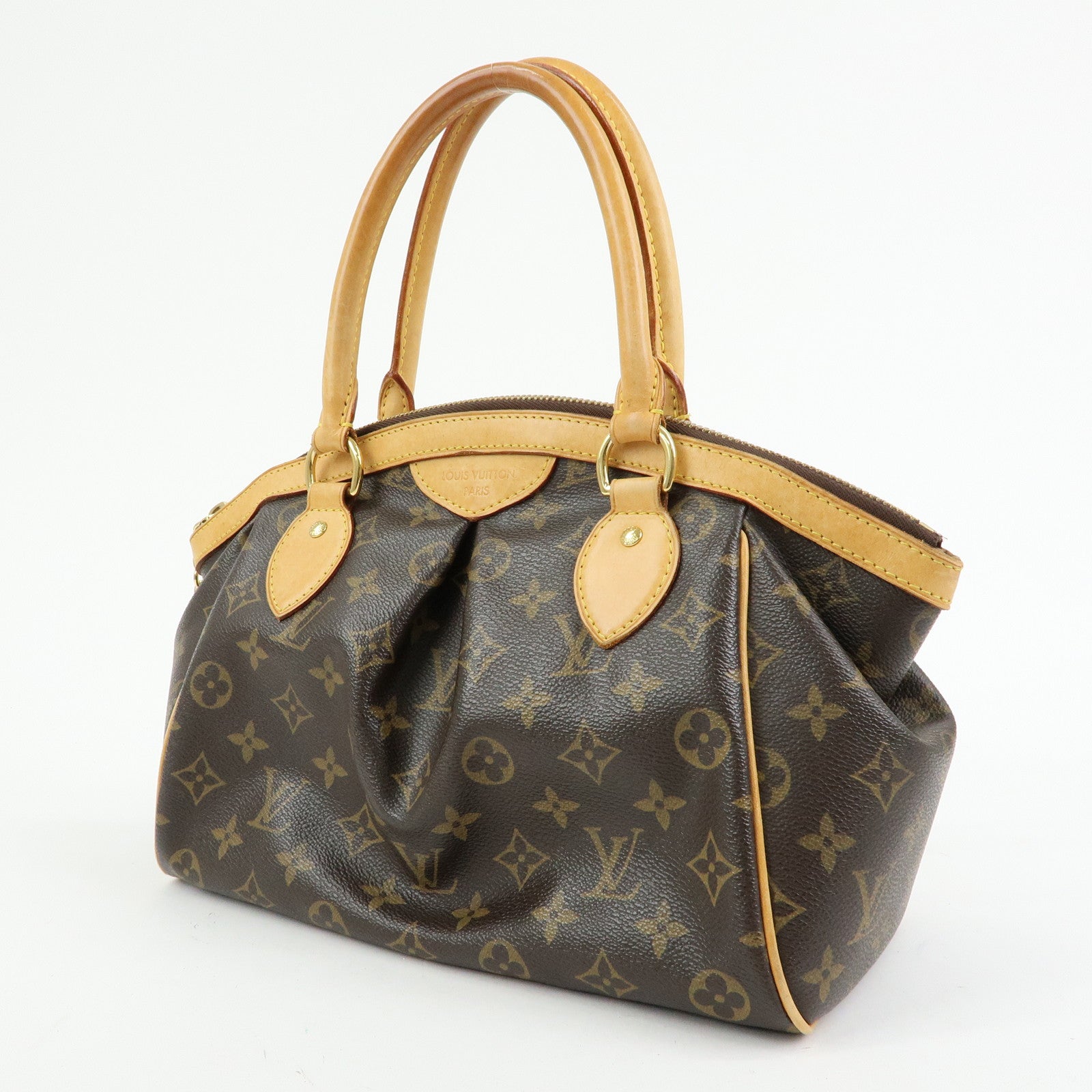Louis Vuitton Monogram Tivoli PM Hand Bag Shoulder Bag Brown M40143
