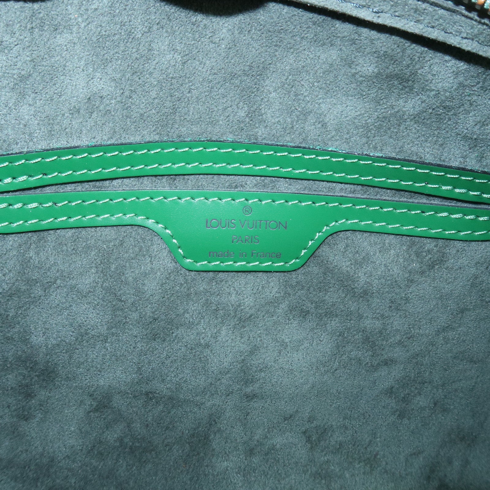 Louis Vuitton Epi Soufflot Hand Bag Borneo Green M52224