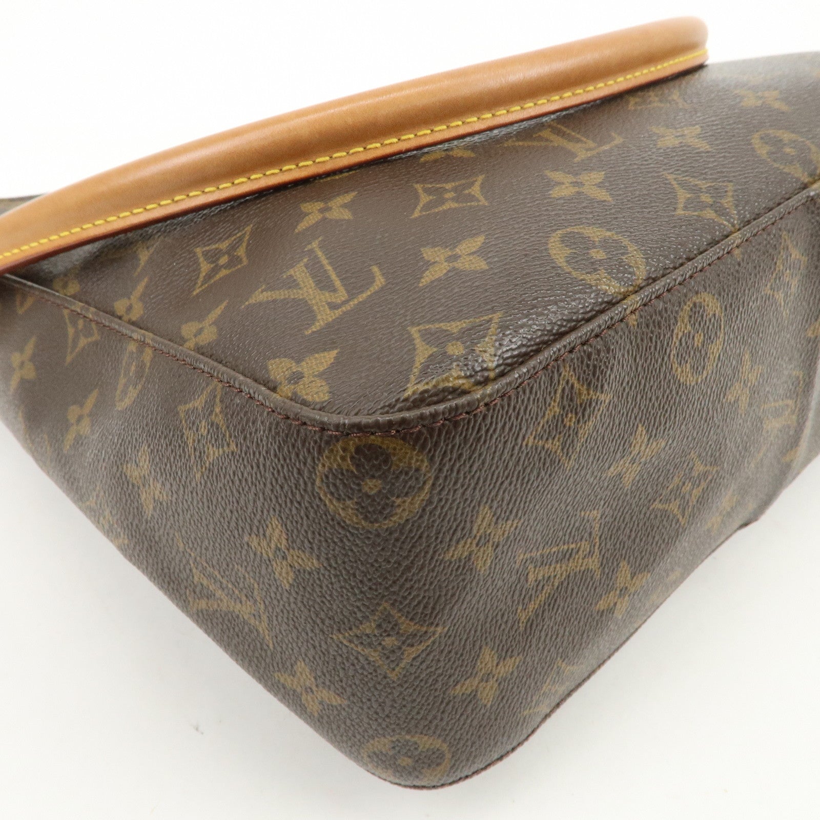 Louis Vuitton Monogram Looping GM Shoulder Bag Brown M51145