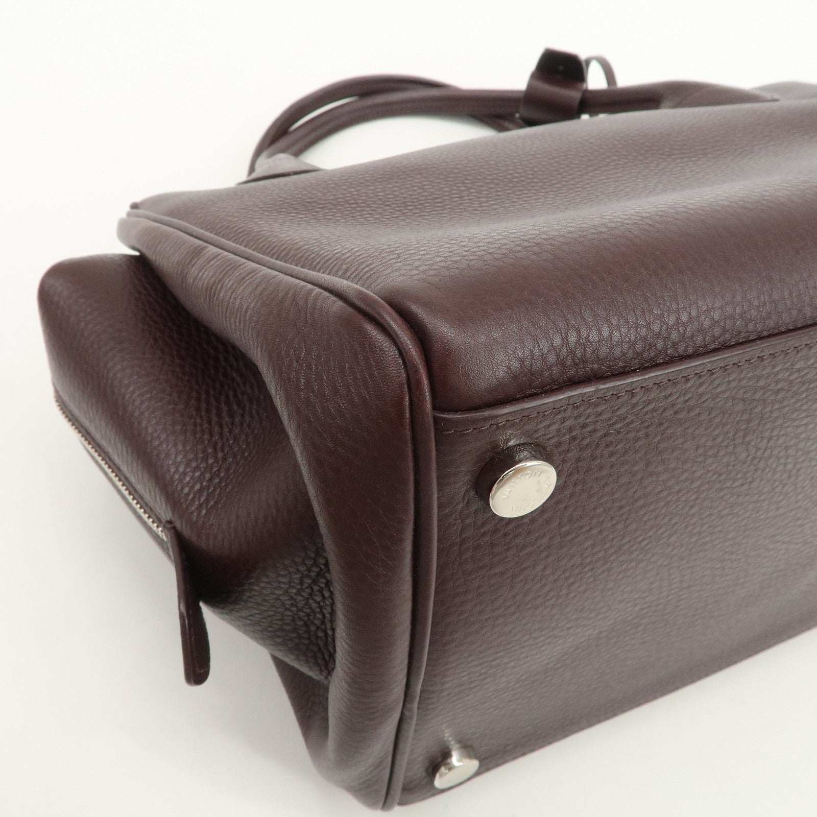 Louis Vuitton Taurillon Mirabilis SPO Hand Bag Cassis M93859