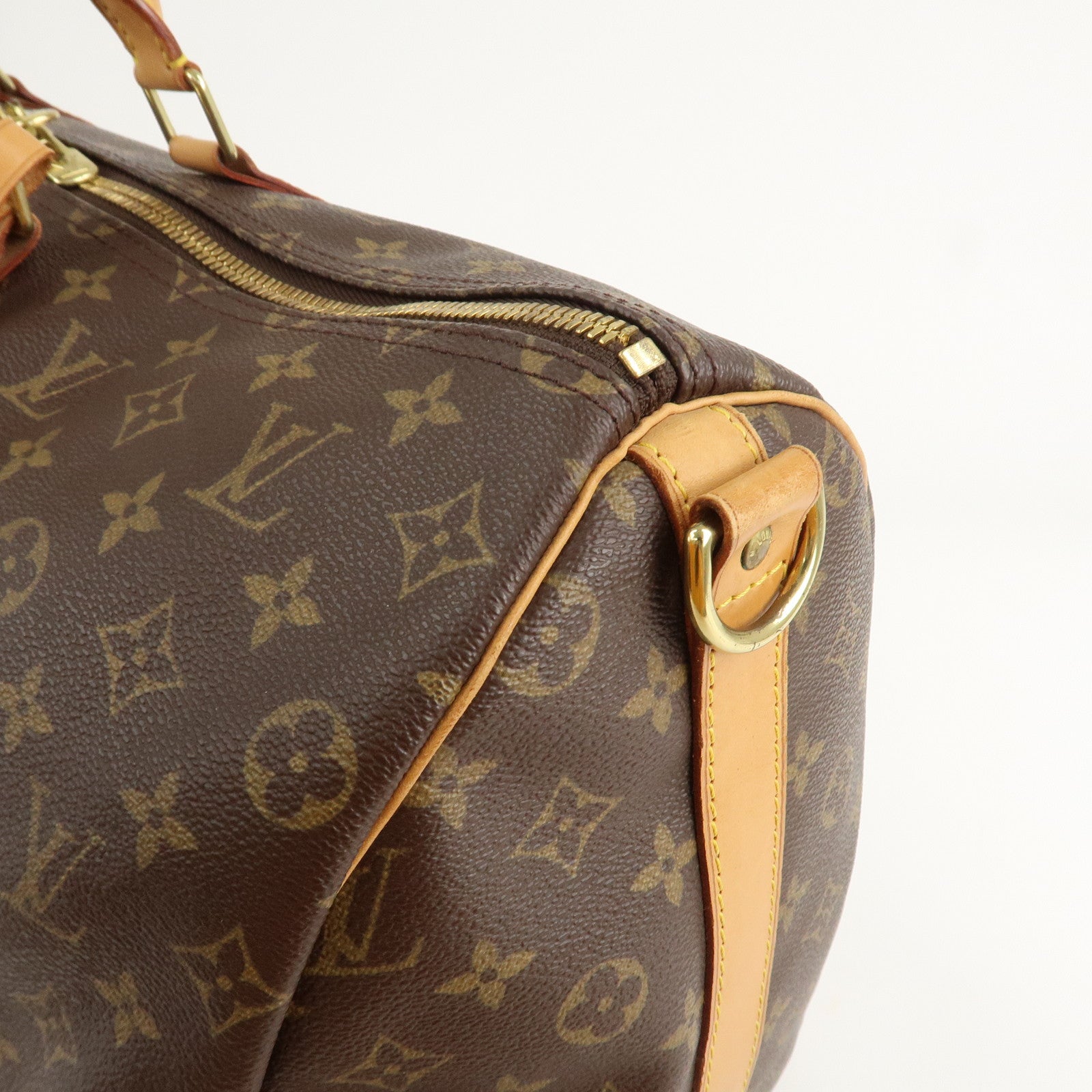 Louis Vuitton Monogram Keep All 50 Bandouliere Boston Bag M41416