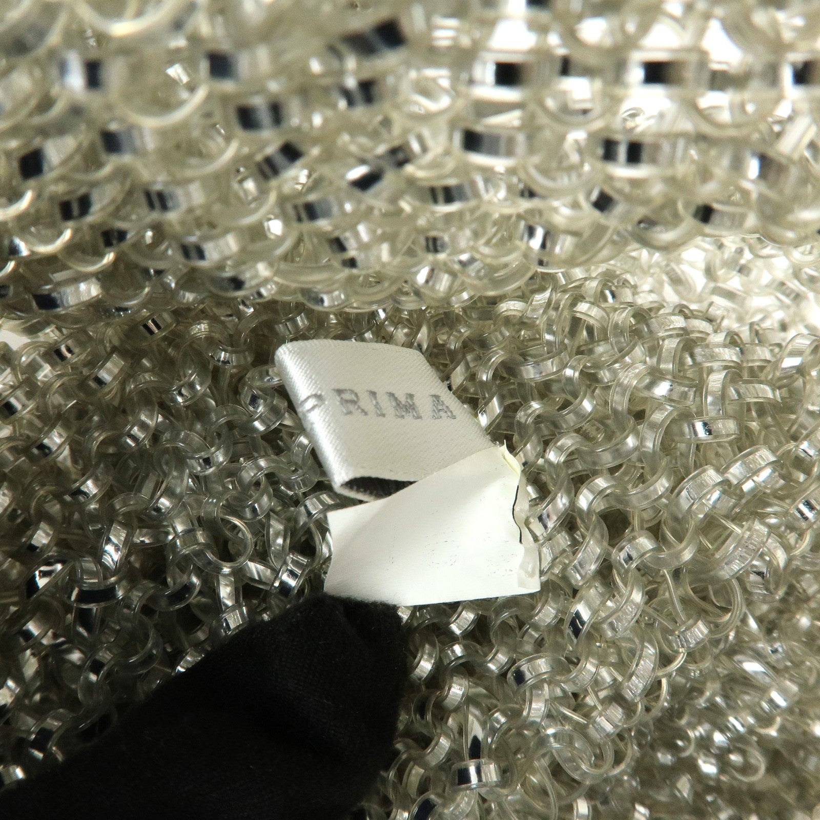 ANTEPRIMA PVC Wire Bag Hand Bag Shoulder Bag Mini Bag Charm Silver