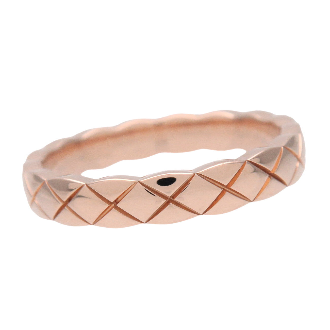 CHANEL Coco Crush Mini Ring K18 750PG Rose Gold #49 US4.75 J11785