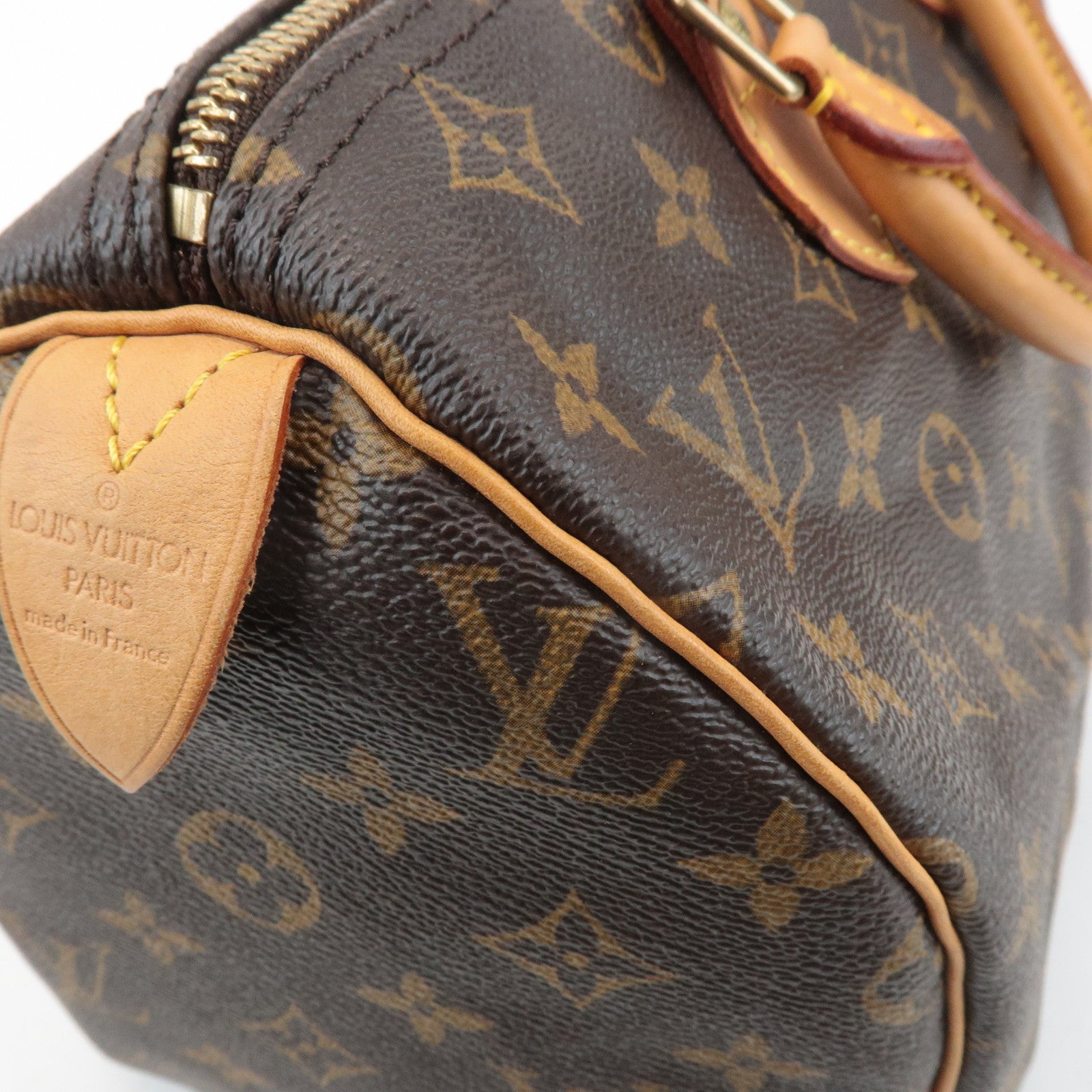 Louis Vuitton Monogram Speedy 30 Hand Bag Boston Bag M41526 Used