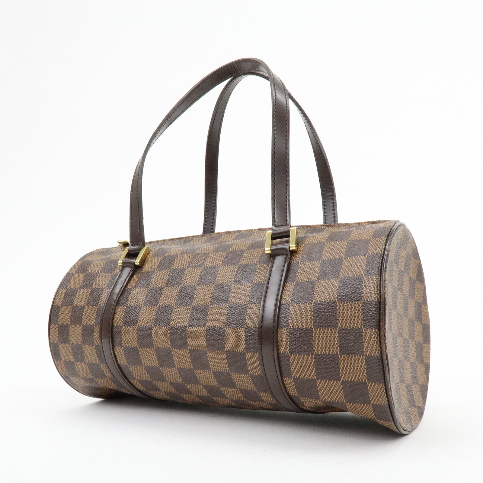 Louis Vuitton Damier Ebene Papillon 30 Hand Bag Brown N51303