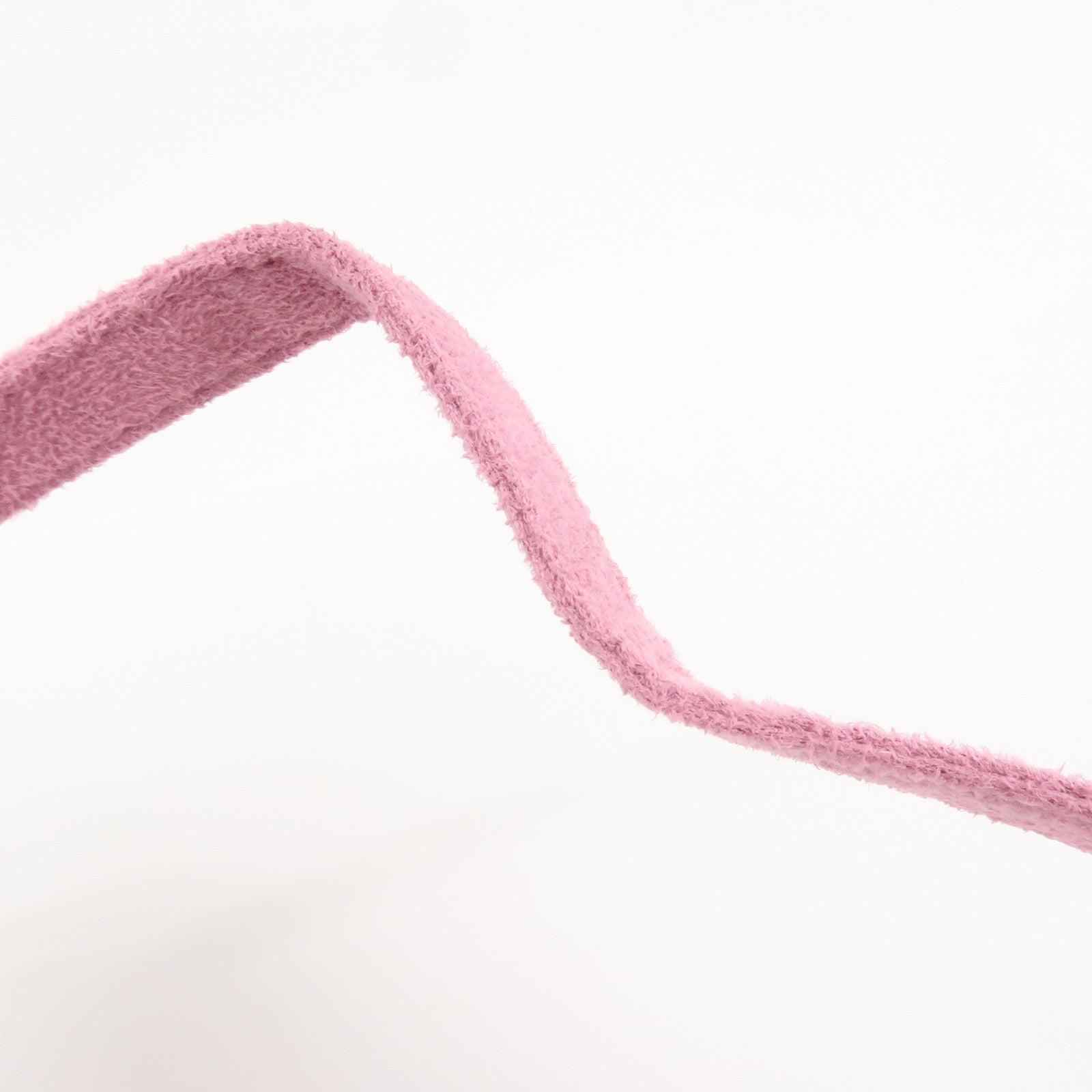 Ferragamo Gancini Nylon Suede Hand Bag Pouch Pink