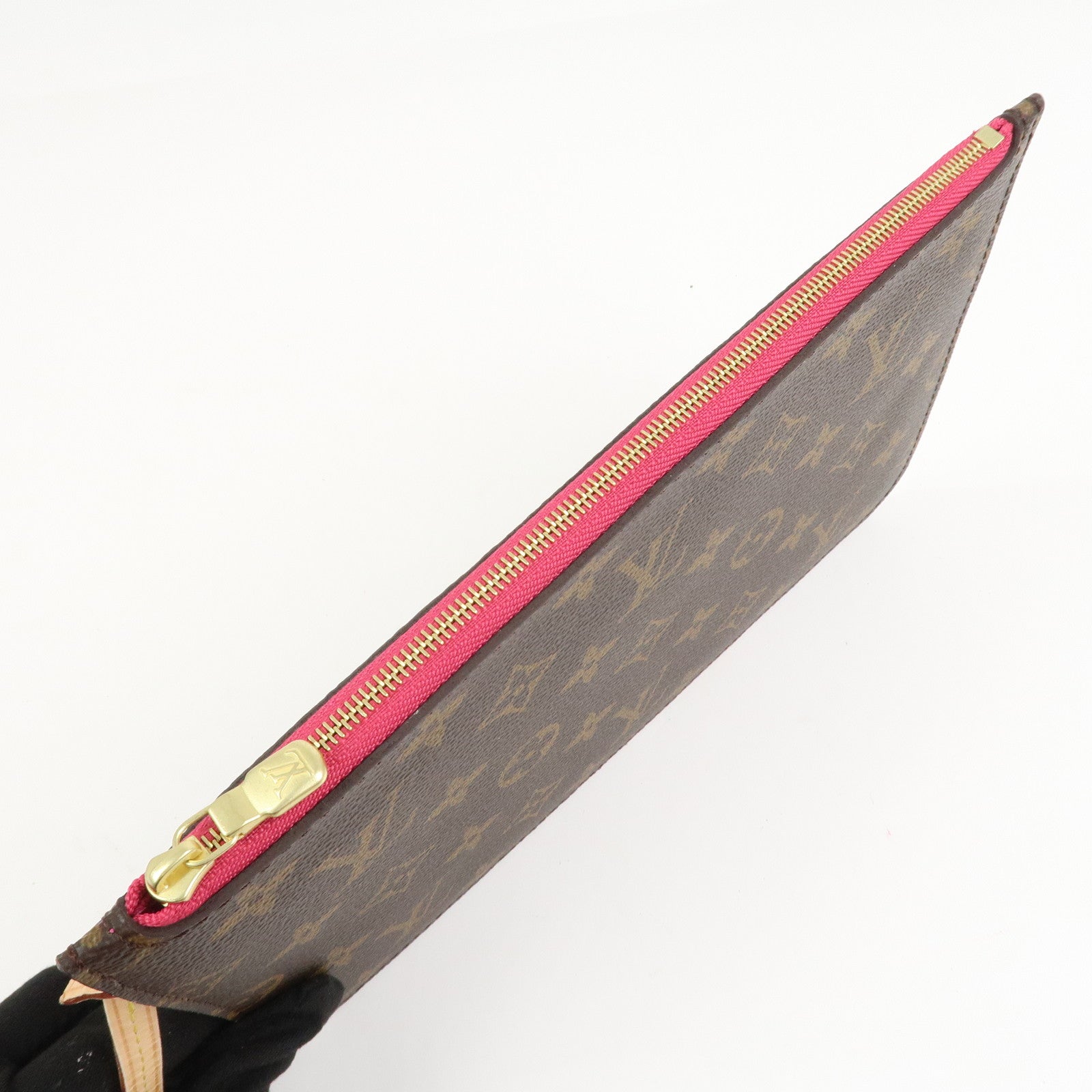 Louis Vuitton Monogram Canvas Neverfull GM Pouch Brown