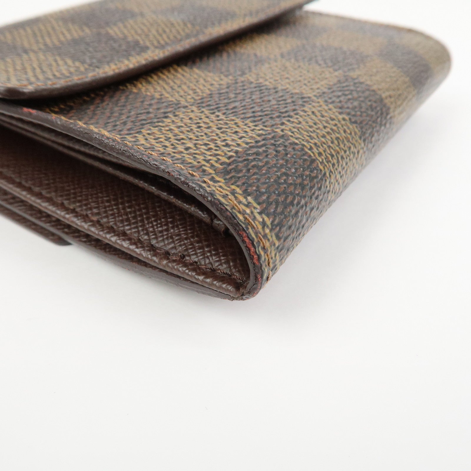 Louis Vuitton Damier Portefeuille Élise Bi-fold Wallet Brown N61654