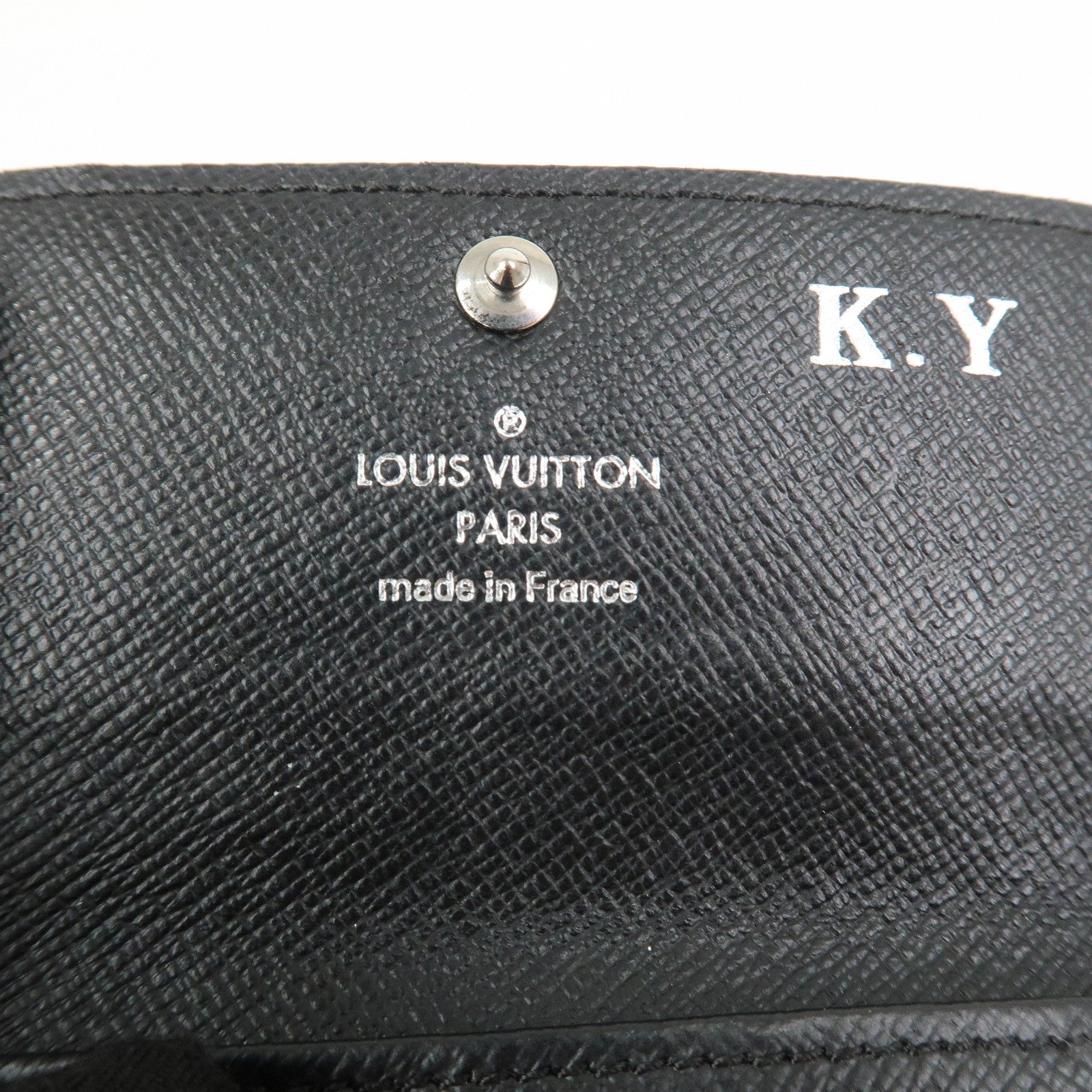 Louis Vuitton Damier Graphite Multicle 6 Key Case Gray Black N62662