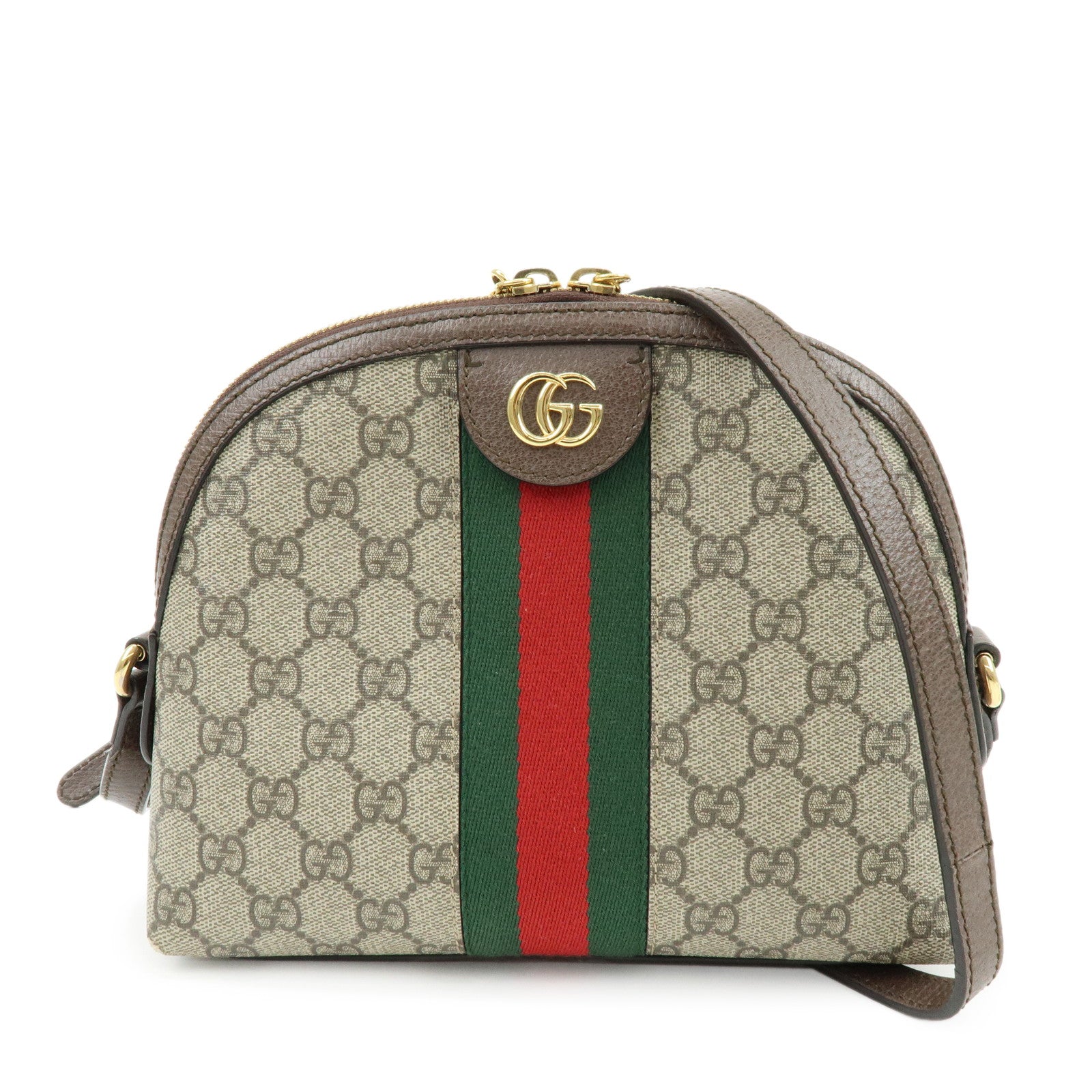 GUCCI Ophidia GG Supreme Shoulder Bag Crossbody Bag Brown 499621