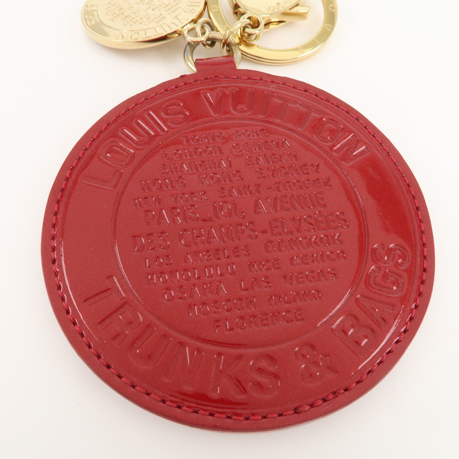 Louis Vuitton Vernis Porte Cles Ron T&B Bag Charm Key Charm M93605