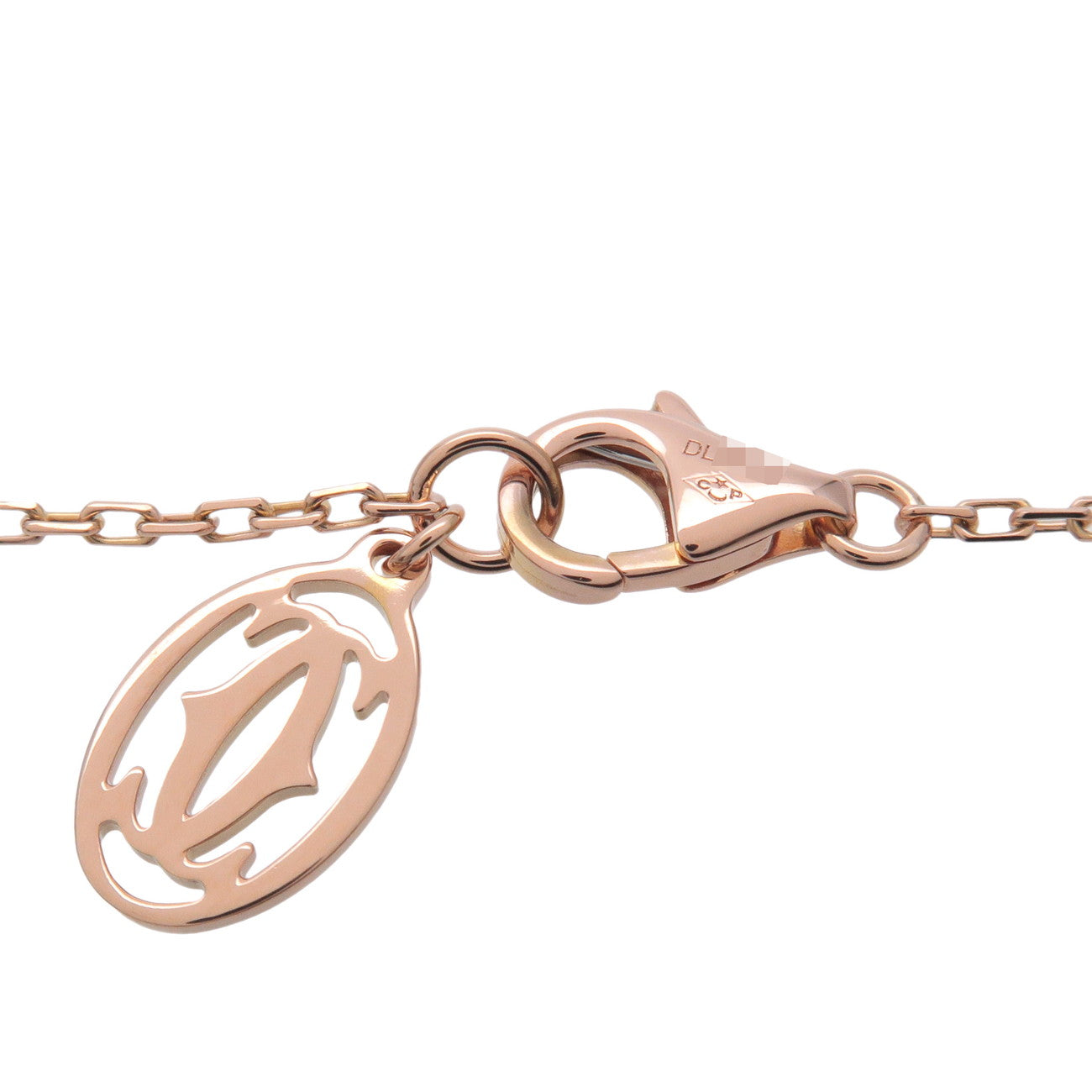 Cartier D'amour 1P Diamond Necklace SM K18 750PG Rose Gold