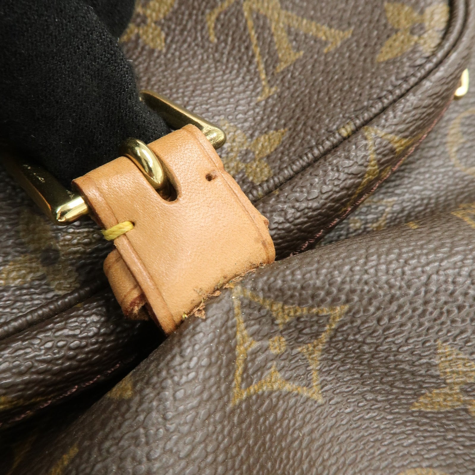Louis Vuitton Monogram Montsouris MM Back Pack Brown M51136 Used