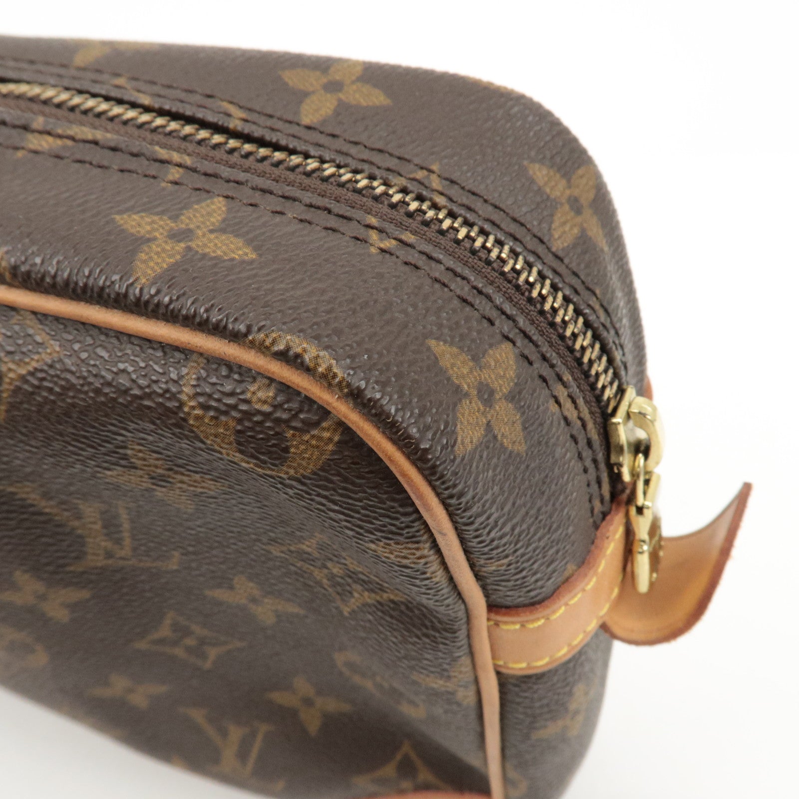 Louis Vuitton Monogram Compiegne 28 Pouch Clutch Bag Brown M51845 Used