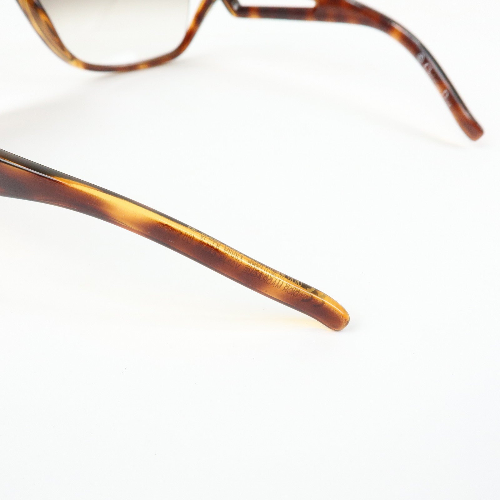 Christian Dior Canage Madrague Plastic Sunglasses Brown 64□16 120