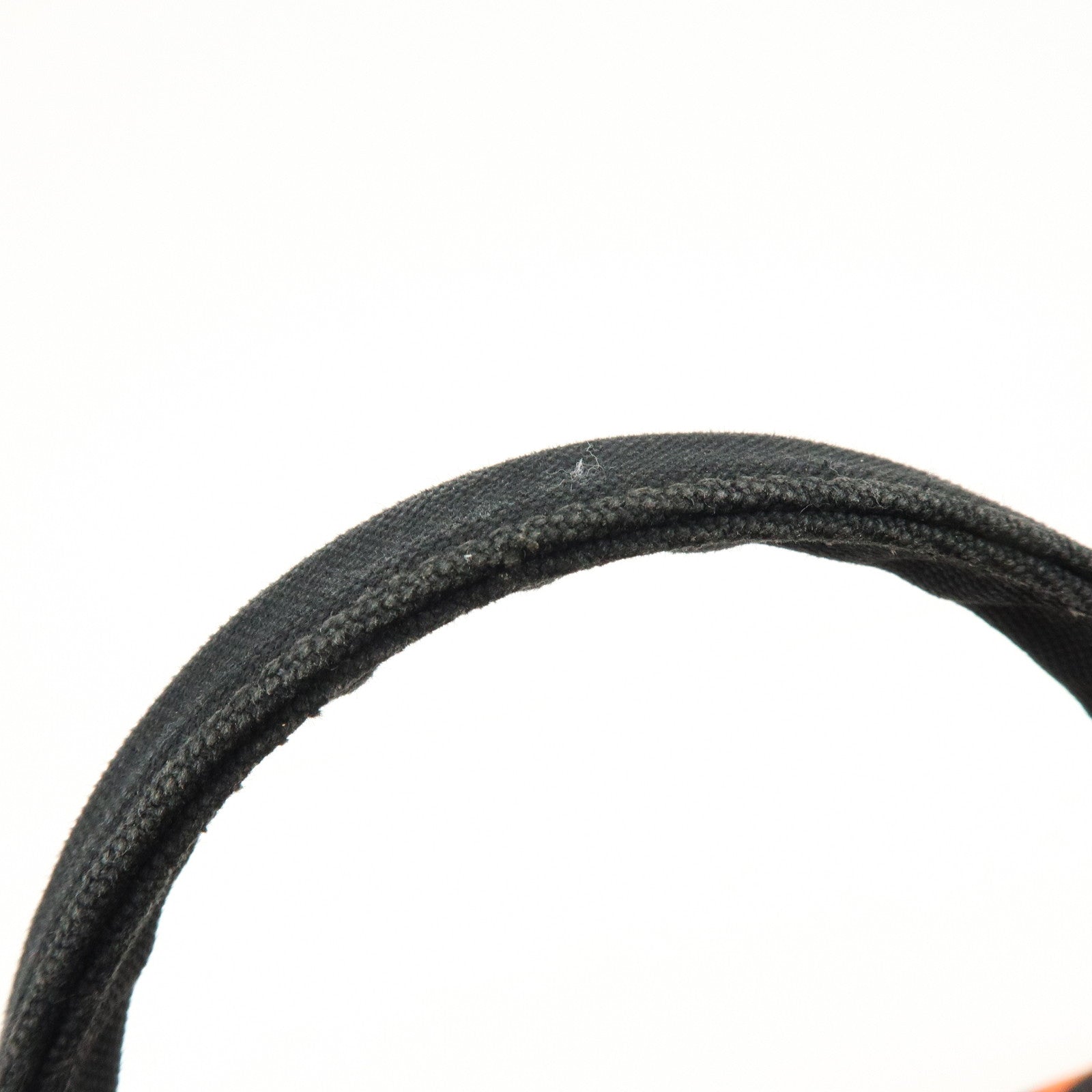 PRADA Triangle Logo Canapa Large Canvas Tote Bag Orange B1872B