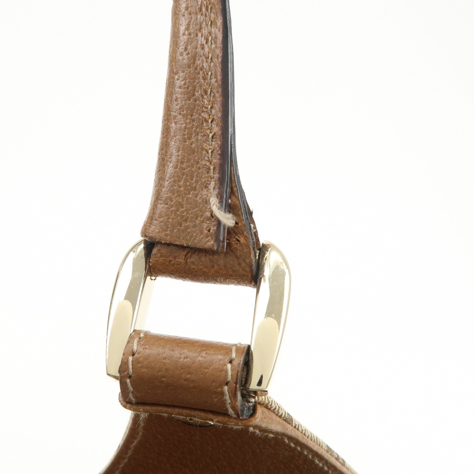 GUCCI New Jackie GG Monogram Canvas Leather Shoulder Bag 124404