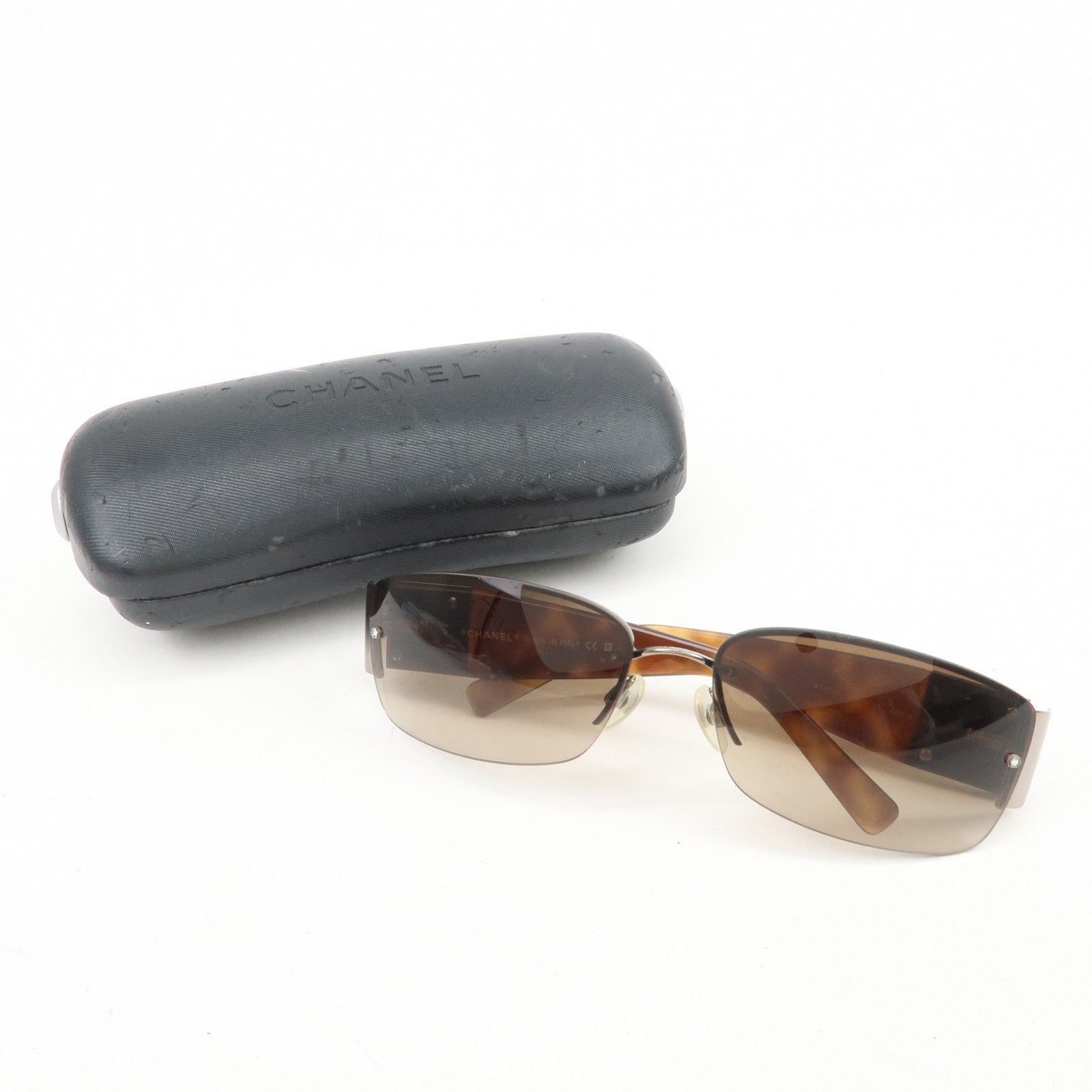 CHANEL Plastic Sunglasses 4117-B c.275/13 62□16 125 Brown