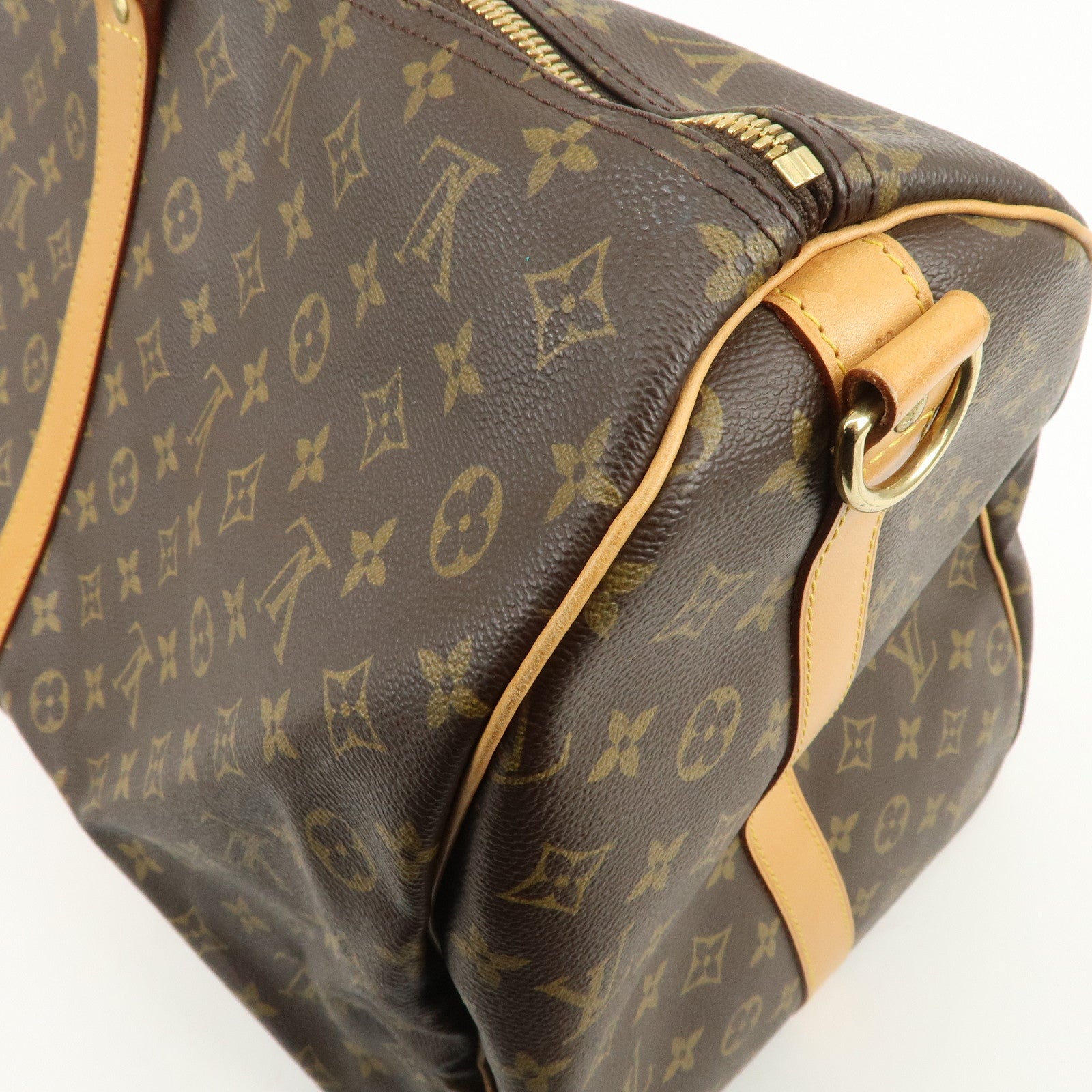 Louis Vuitton Monogram Keep All Bandouliere 60 Boston Bag M41412
