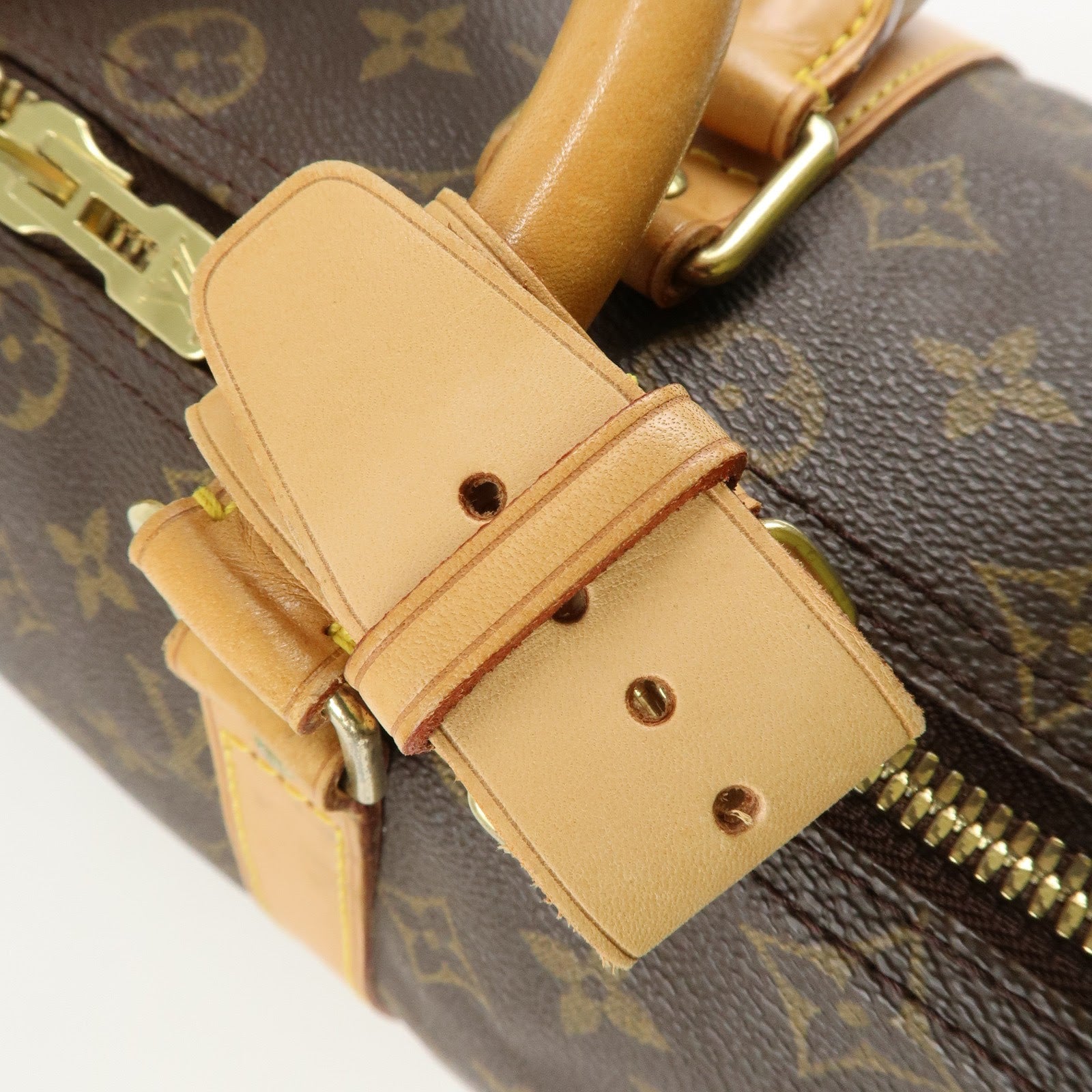 Louis Vuitton Monogram Keep All 45 Boston Bag Brown M41428 Used