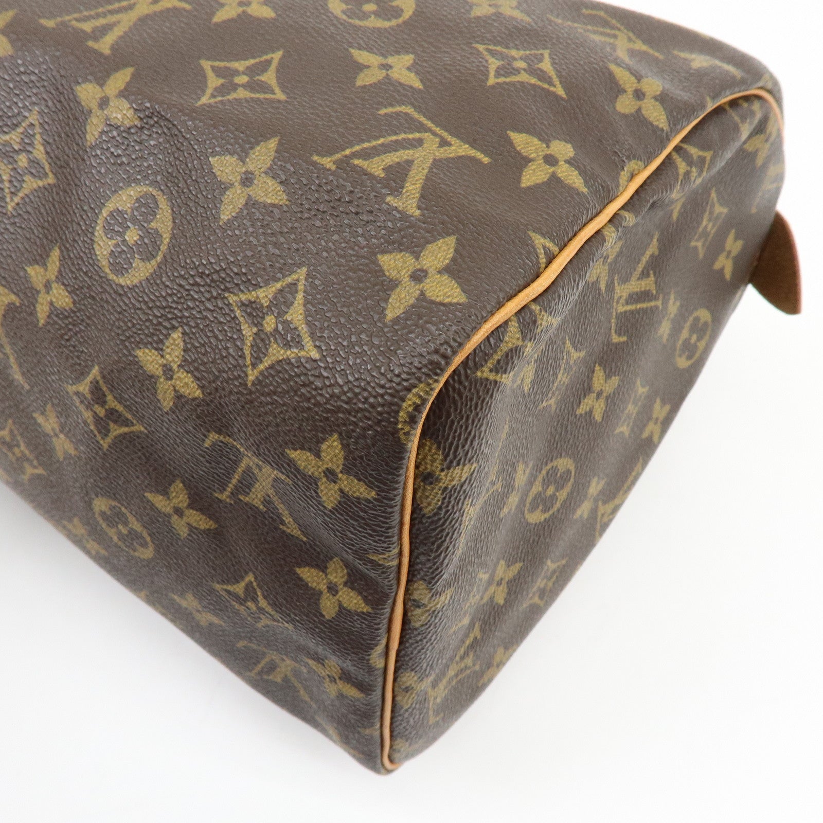 Louis Vuitton Monogram Speedy 30 Boston Bag Hand Bag Brown M41526