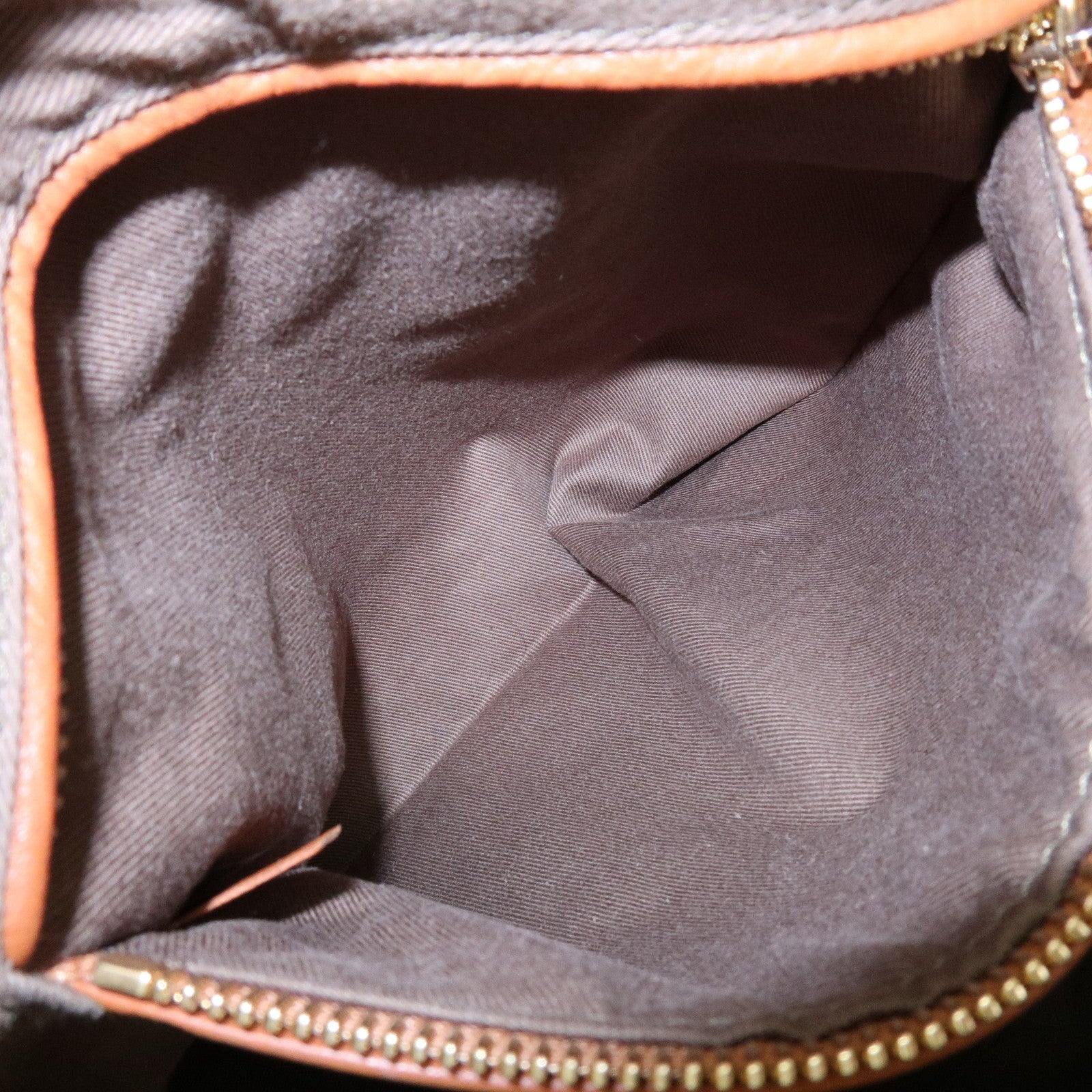 Chloe Marcie Leather Tote Bag Hand Bag Shoulder Bag Brown