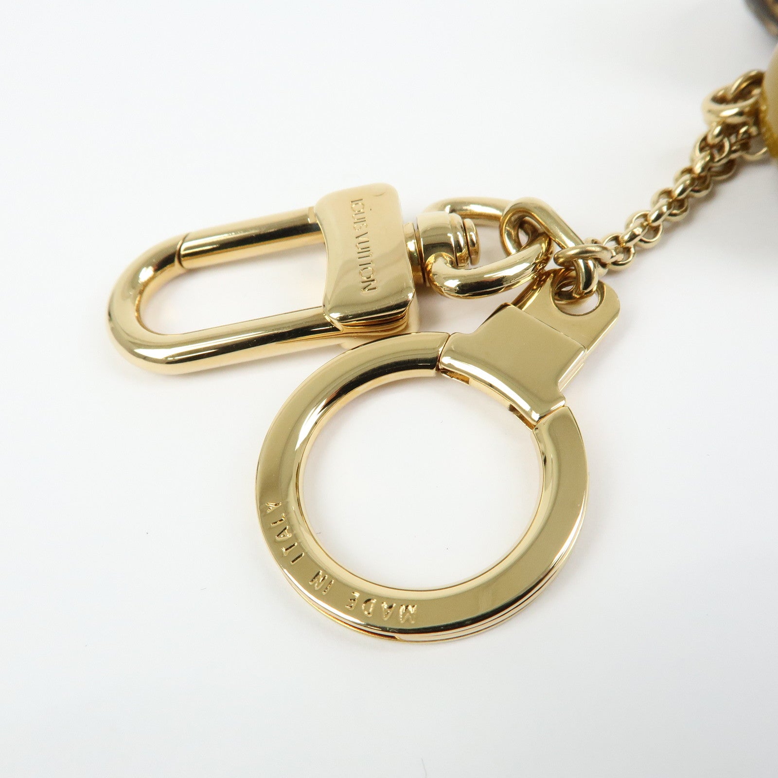 Louis Vuitton Jack & Lucy Key Chain Halloween Brown Gold M65376