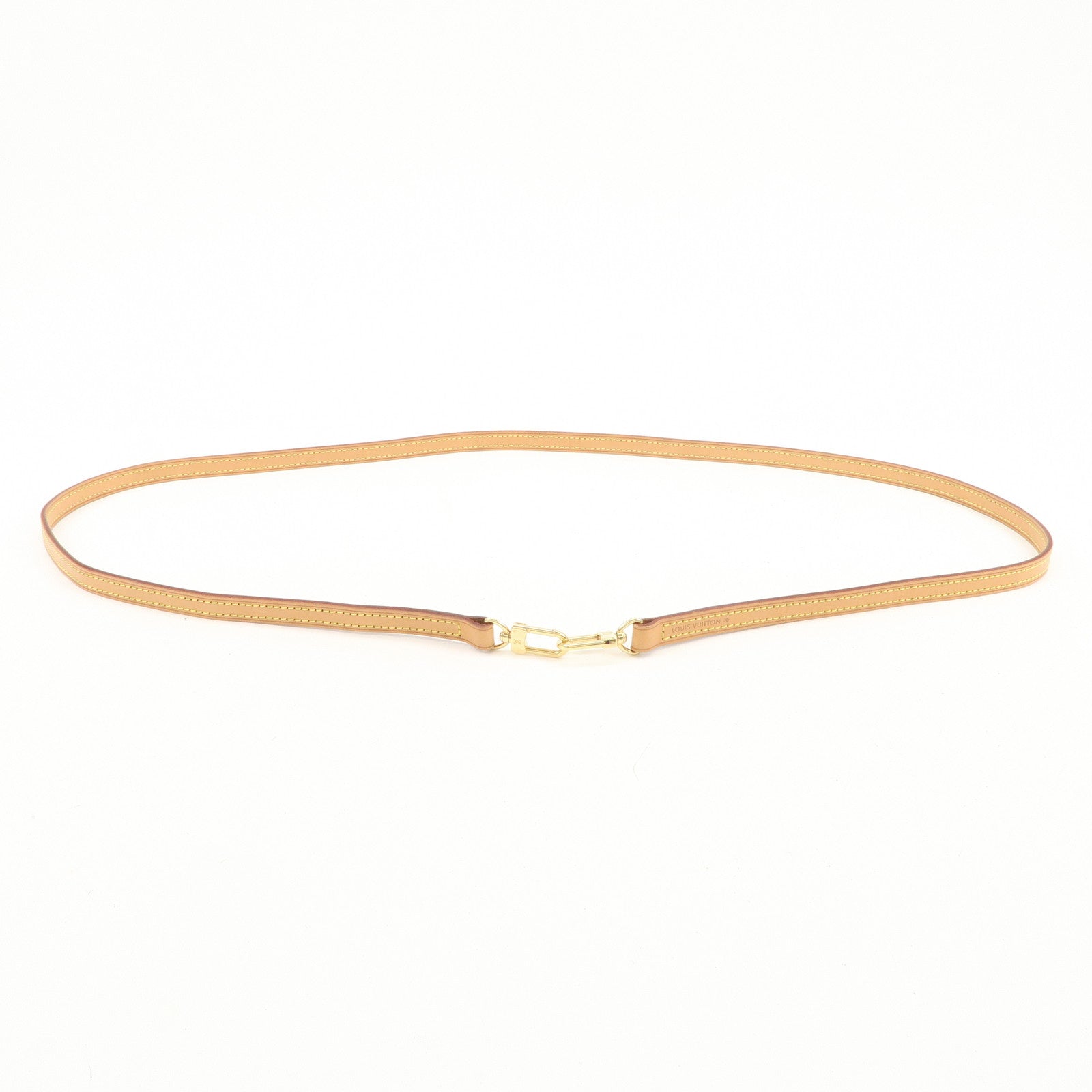 Louis Vuitton Nume Leather Shoulder Strap 120cm Natural J00145