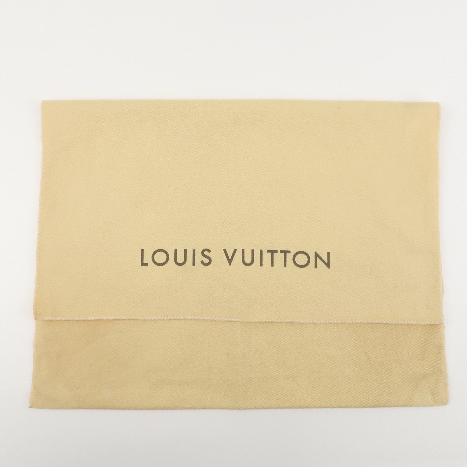 Louis Vuitton Set Of 10 Dust Bag Storage Bag Flap Style Beige Used
