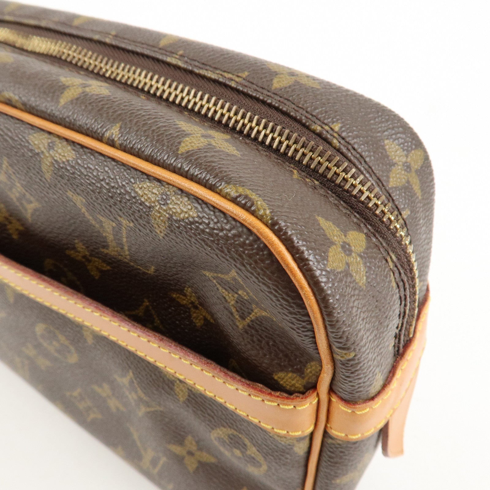 Louis Vuitton Monogram Compiegne 28 Pouch Clutch Bag M51845 Used