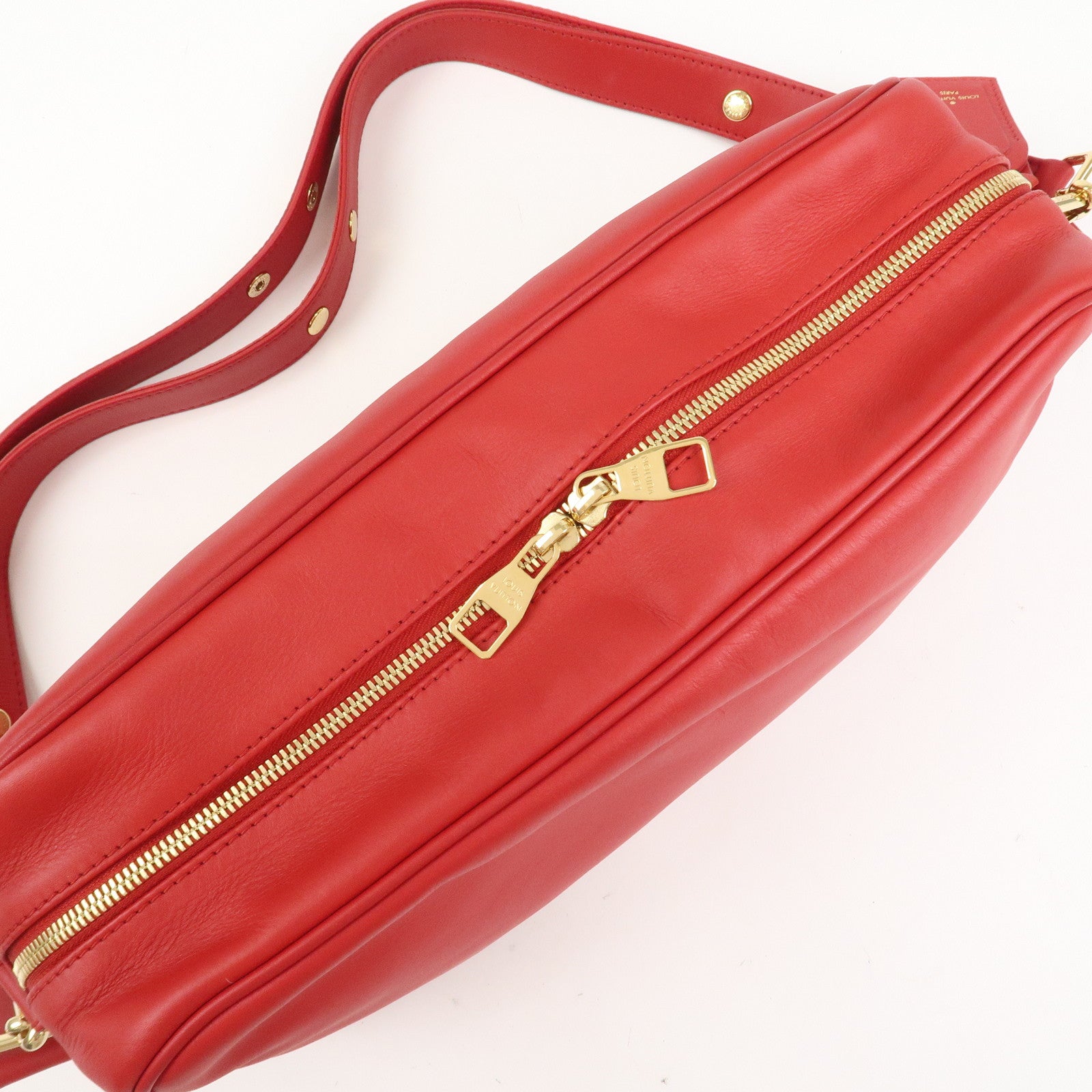 Louis Vuitton Paname Line Take Off Shoulder Bag Rouge M45511