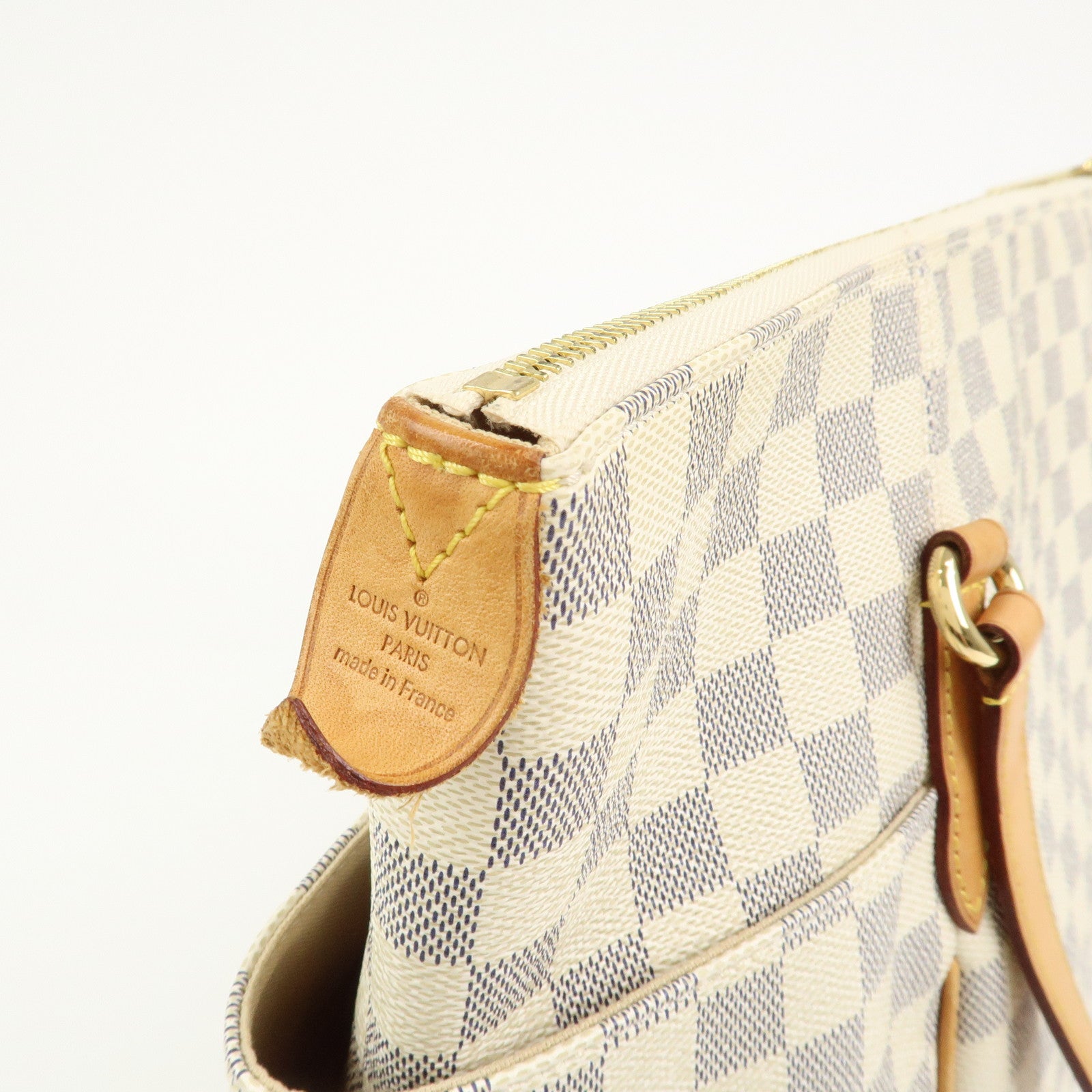 Louis Vuitton Damier Azur Totally MM Tote Bag Shoulder Bag N51262
