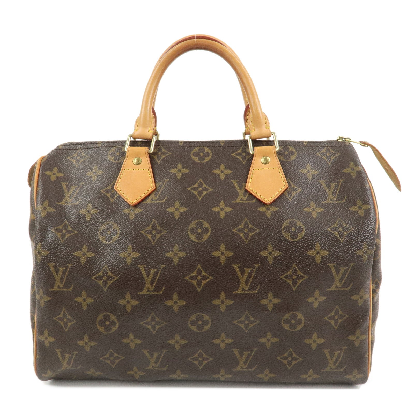 Louis Vuitton Monogram Speedy 30 Boston Bag Hand Bag Brown M41526