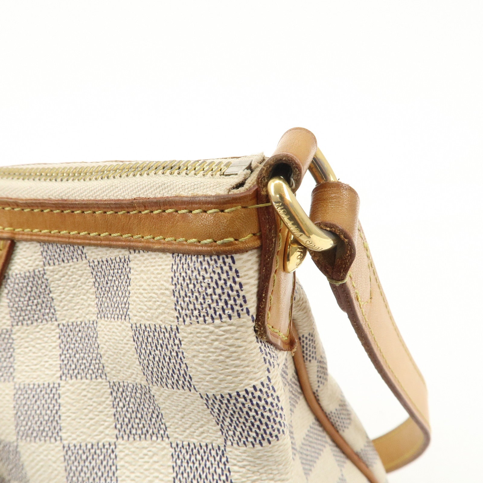 Louis Vuitton Damier Azur Siracusa MM Shoulder Bag N41112 Used