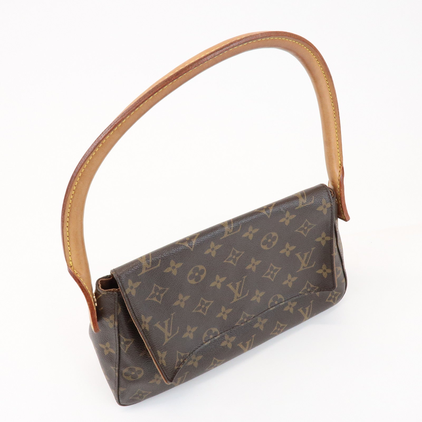 Louis Vuitton Monogram Mini Looping Shoulder Bag Brown M51147