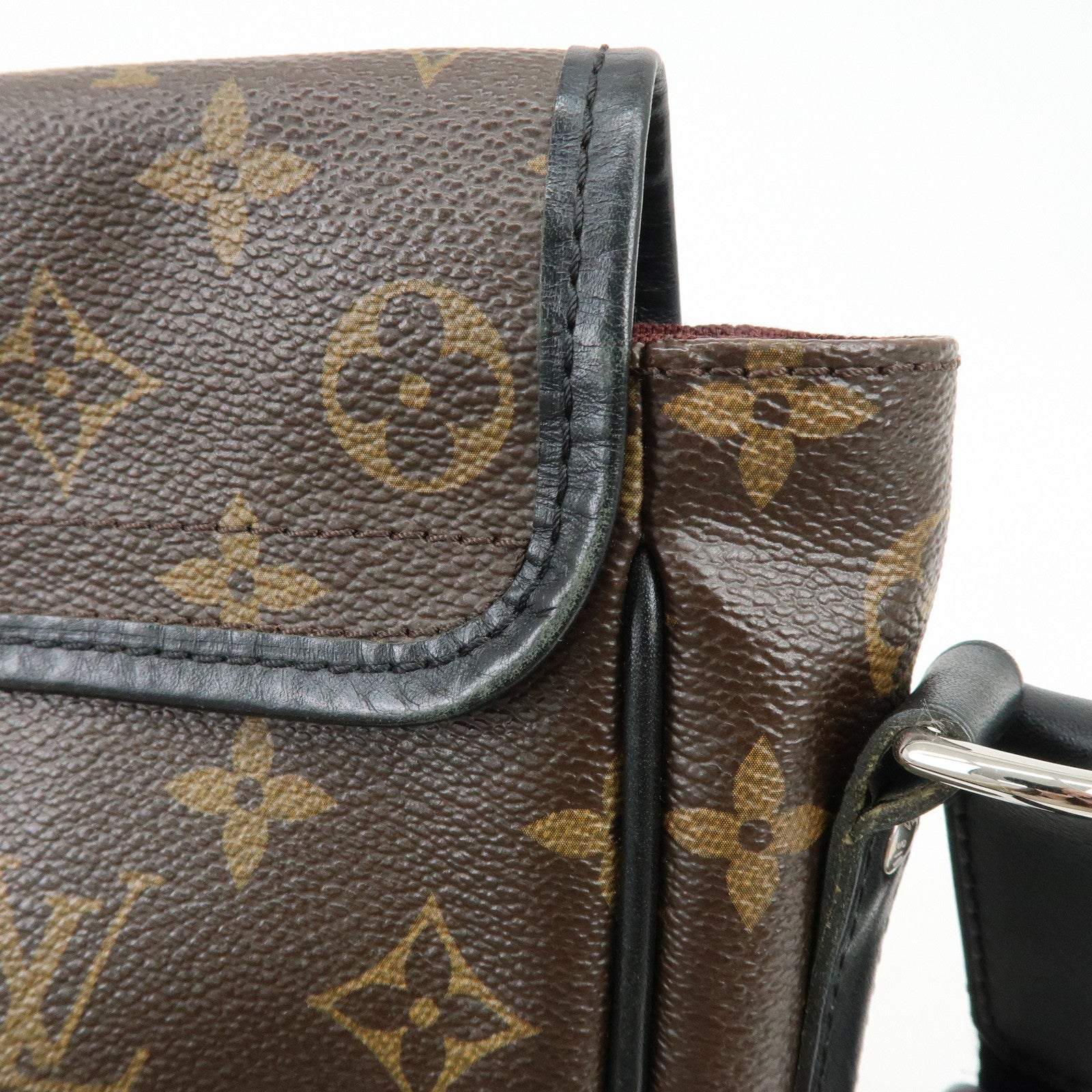 Louis Vuitton Monogram Macassar Bass PM Shoulder Bag Brown M56717