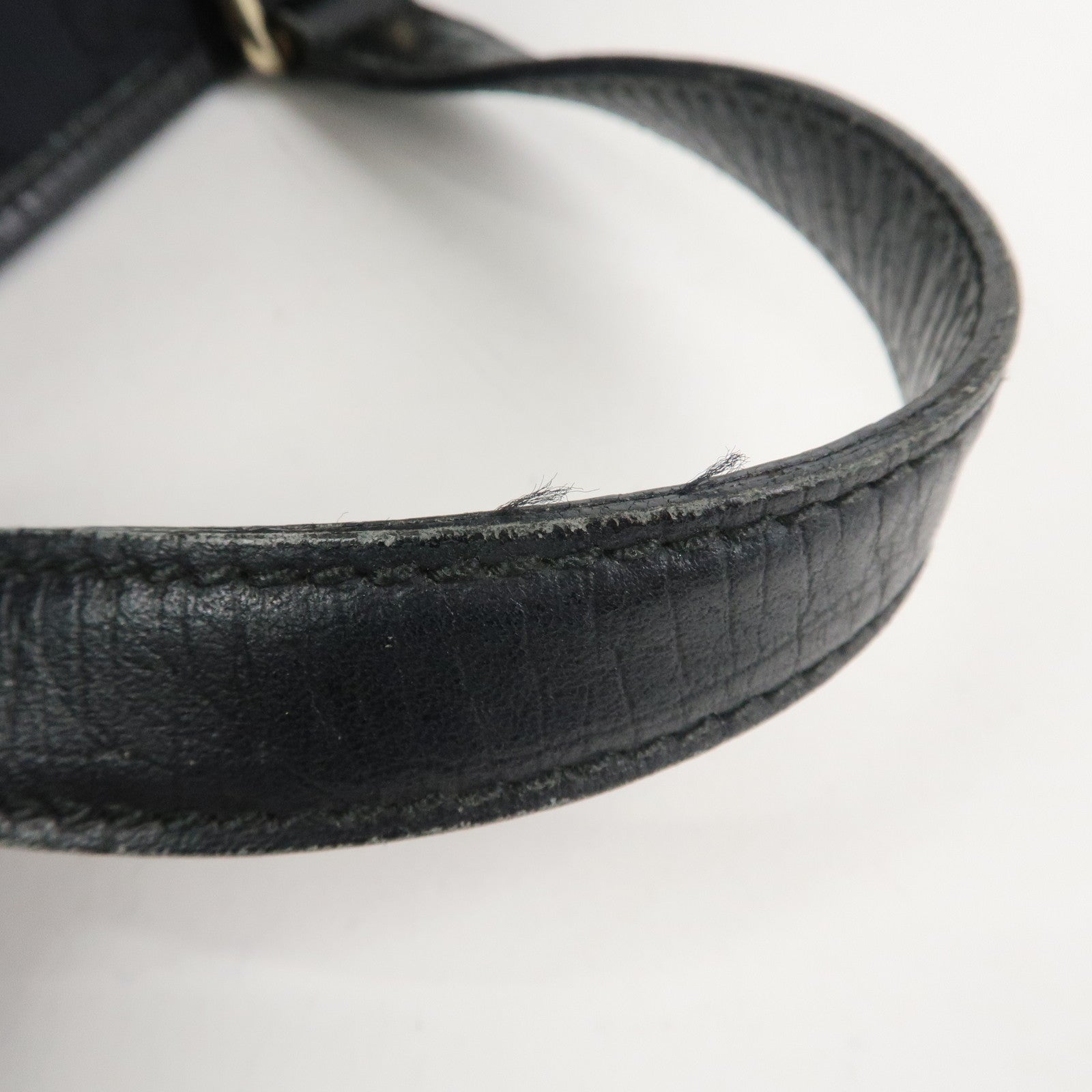 GUCCI Sherry GG Canvas Leathe Tote Bag Hand Bag Black