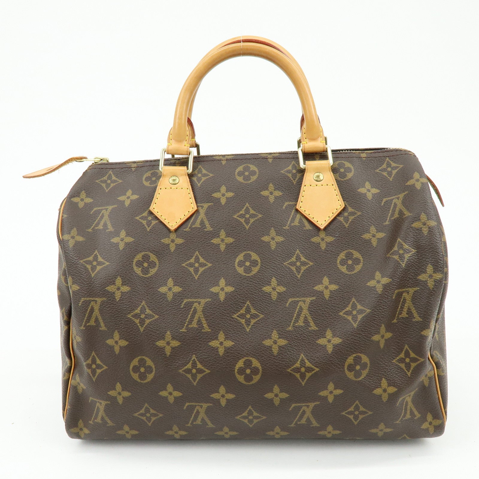 Louis Vuitton Monogram Speedy 30 Boston Bag Hand Bag Brown M41526