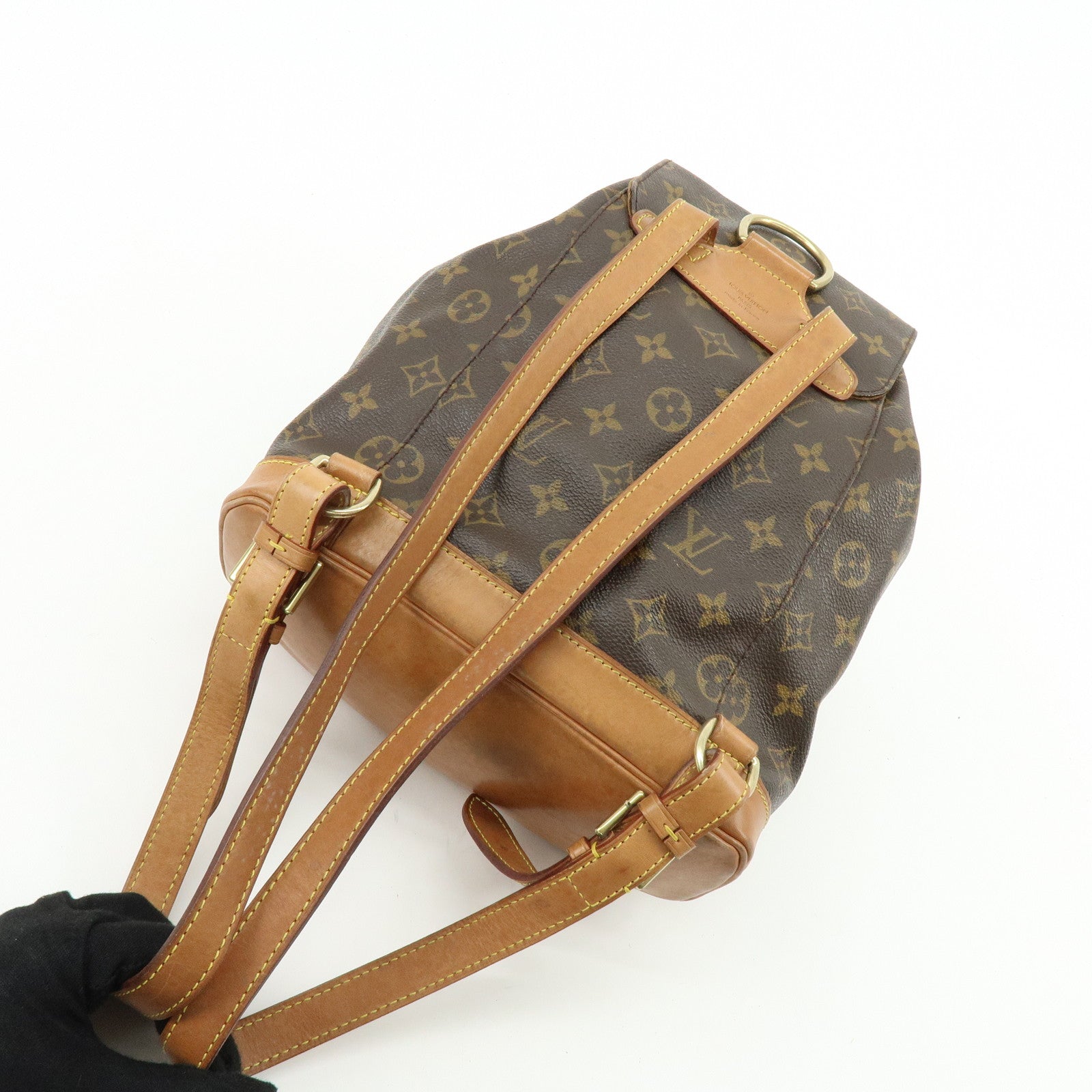 Louis Vuitton Monogram Montsouris MM Backpack Brown M51136