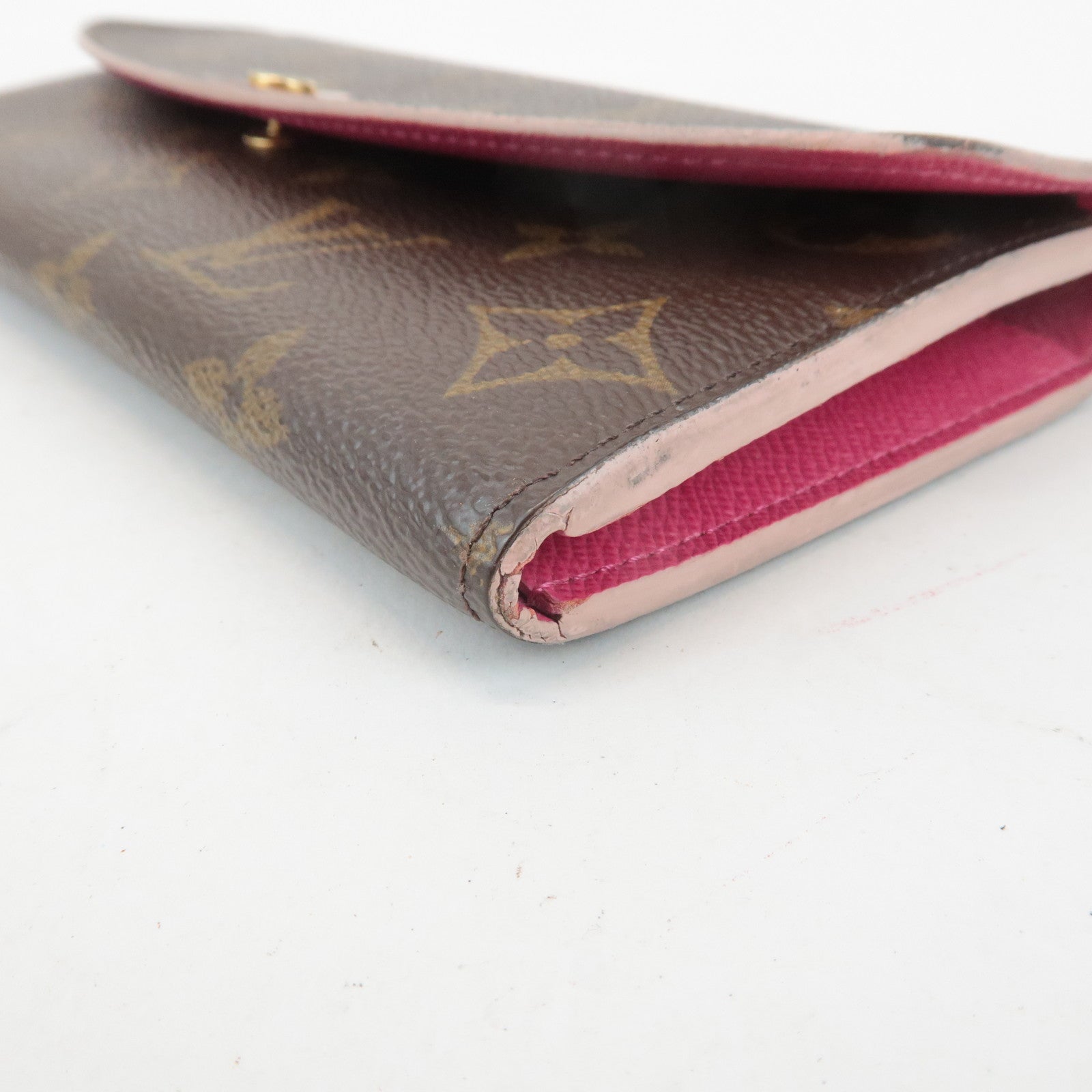 Louis Vuitton Monogram Portefeuille Emily Flower Wallet M64202 Used