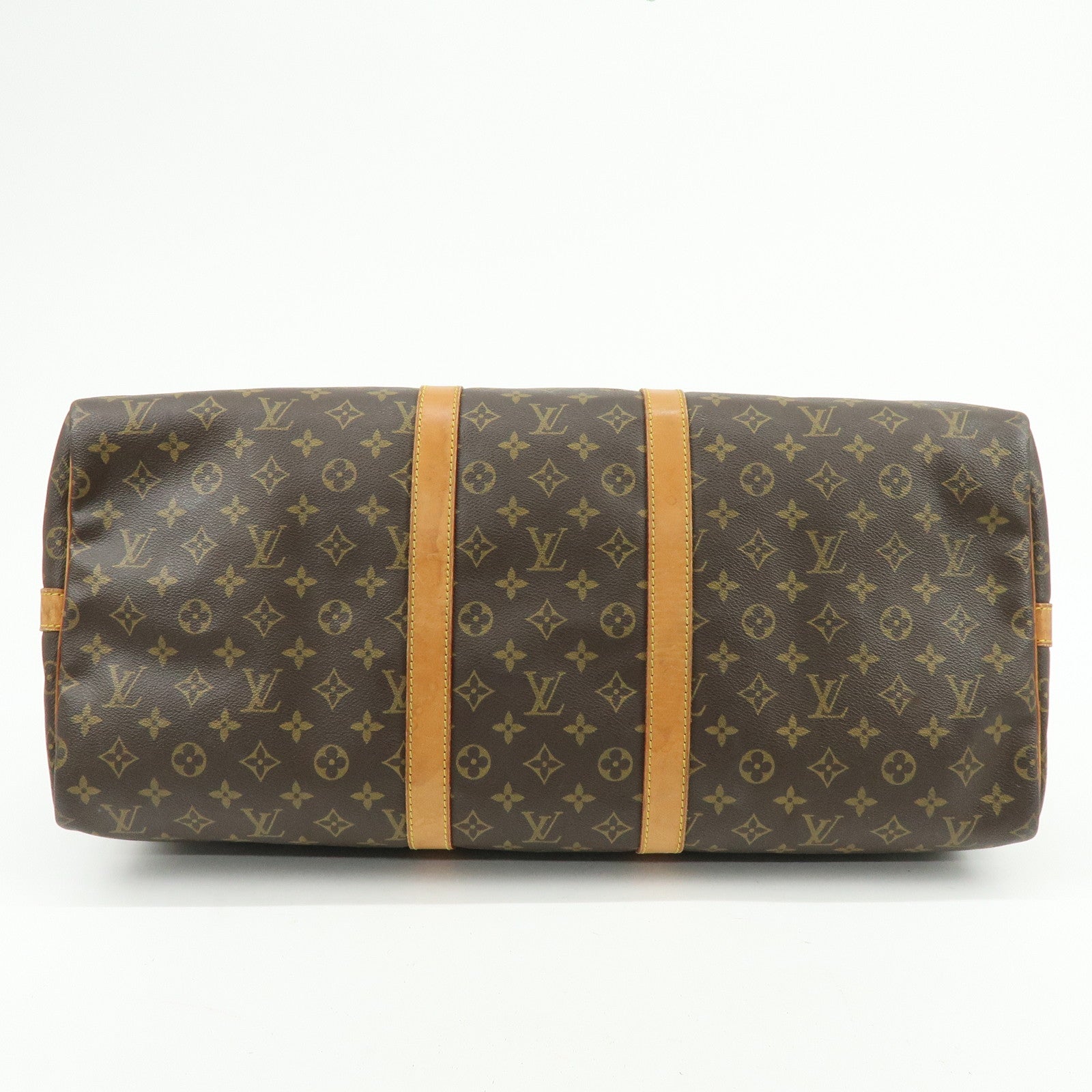 Louis Vuitton Monogram Keep All 55 Bandouliere Boston Bag M56714