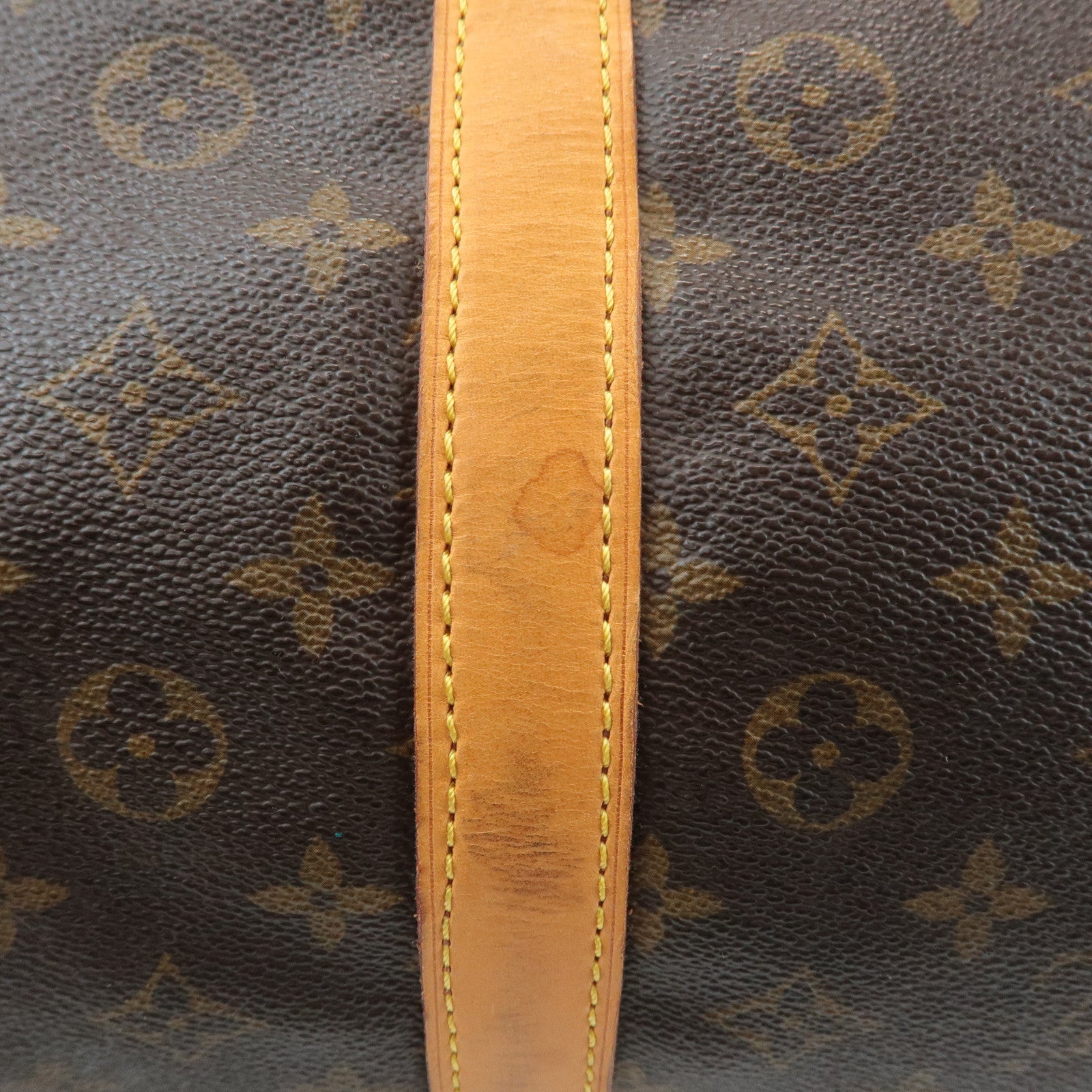 Louis Vuitton Monogram Keep All 60 Boston Bag Hand Bag Brown M41422 Used