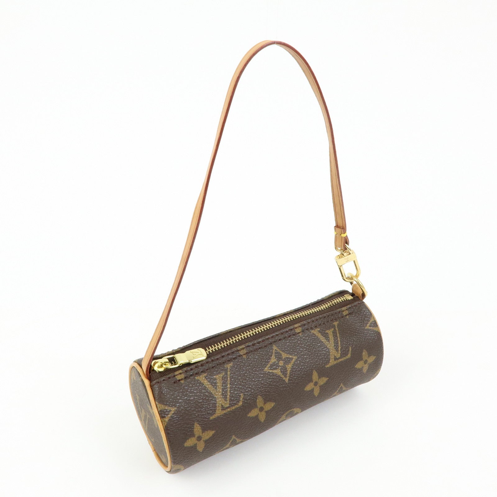 Louis Vuitton Monogram Canvas Leather Mini Pouch for Papillon Bag