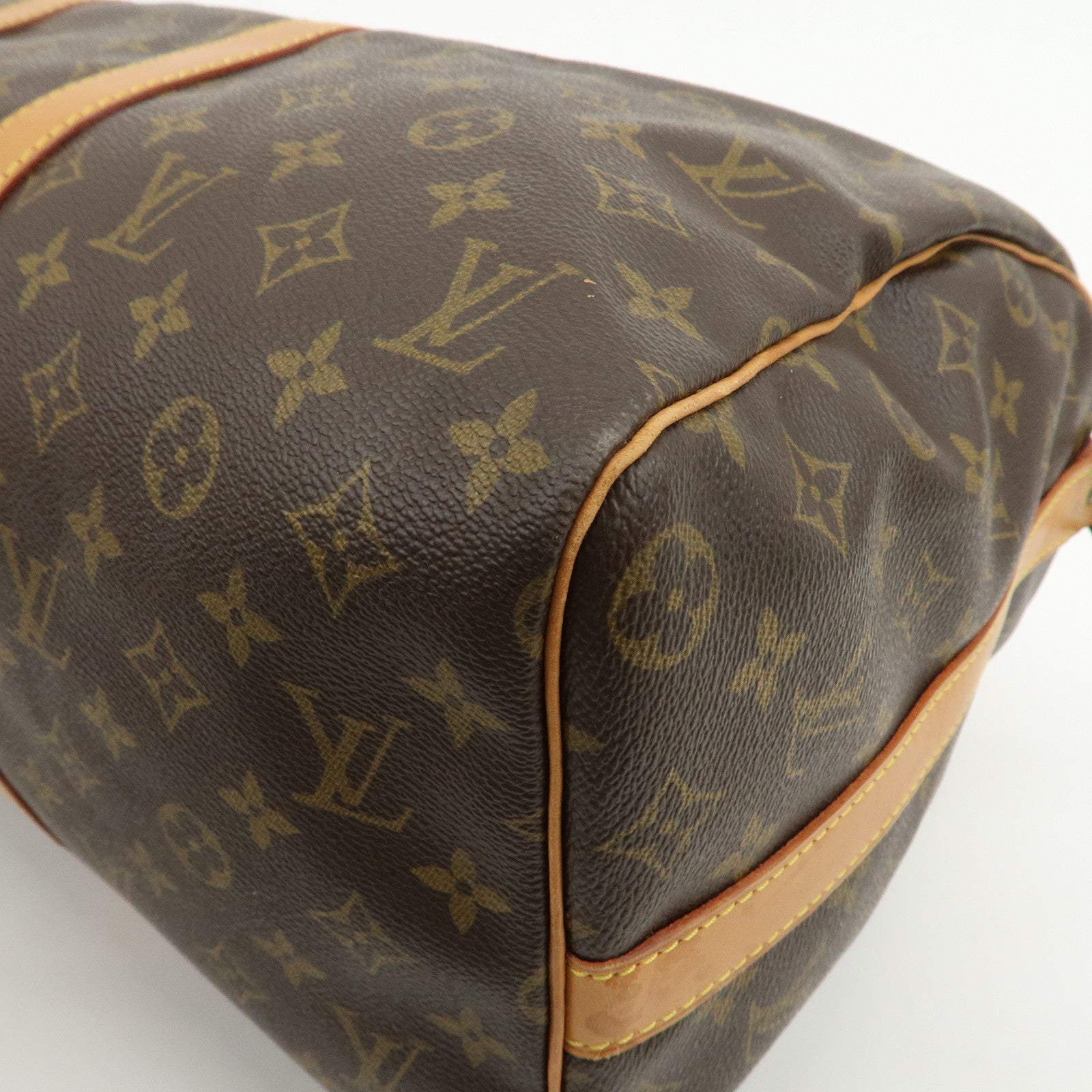 Louis Vuitton Monogram Keep All 45 Bandouliere Boston Bag M41418