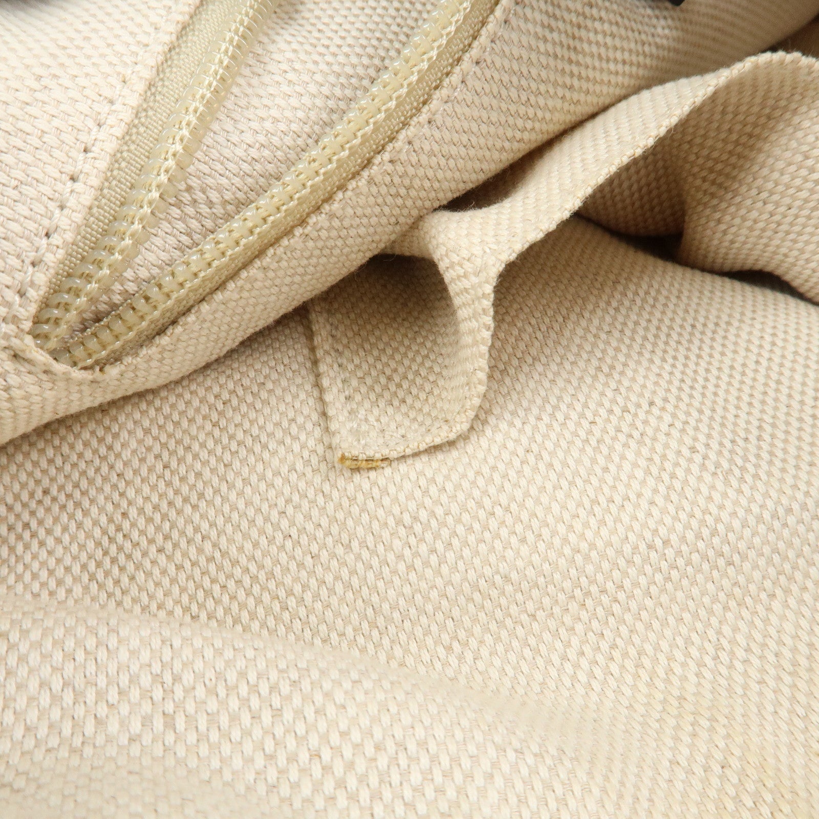 GUCCI Sherry GG Canvas Leather Shoulder Bag Beige Brown 353399