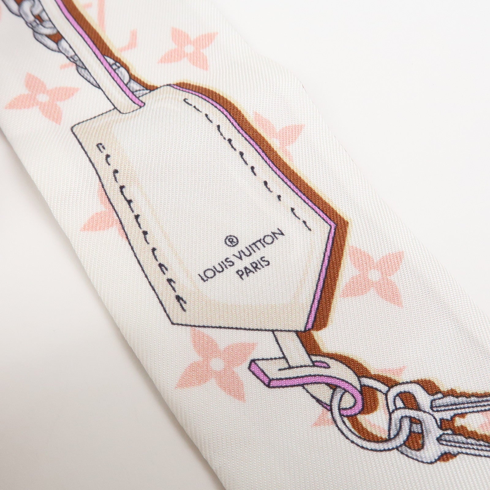 Louis Vuitton Monogram Bandeau BB Ultimate Silk 100% Scarf M78819