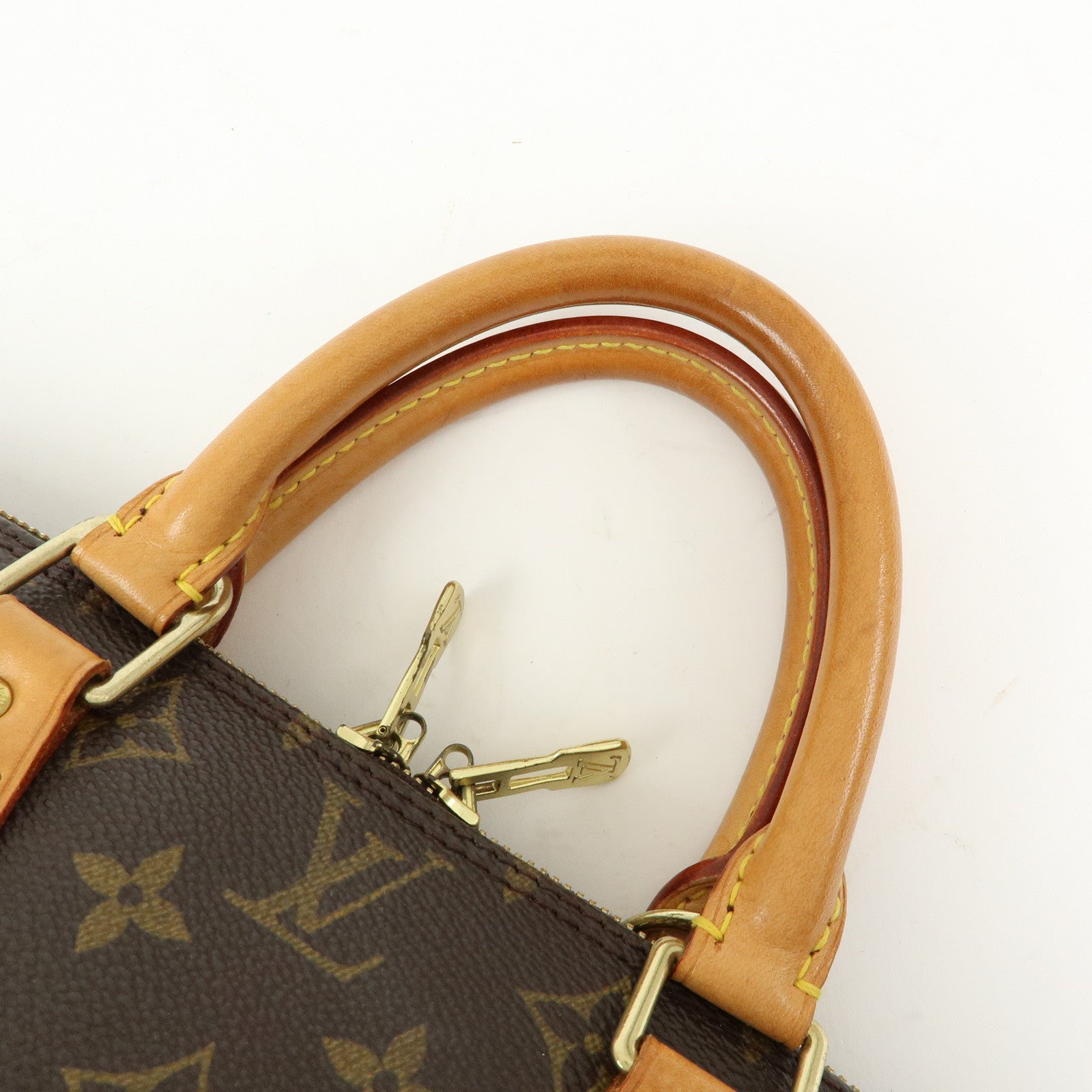 Louis Vuitton Monogram Canvas Leather Alma PM Hand Bag Brown M51130