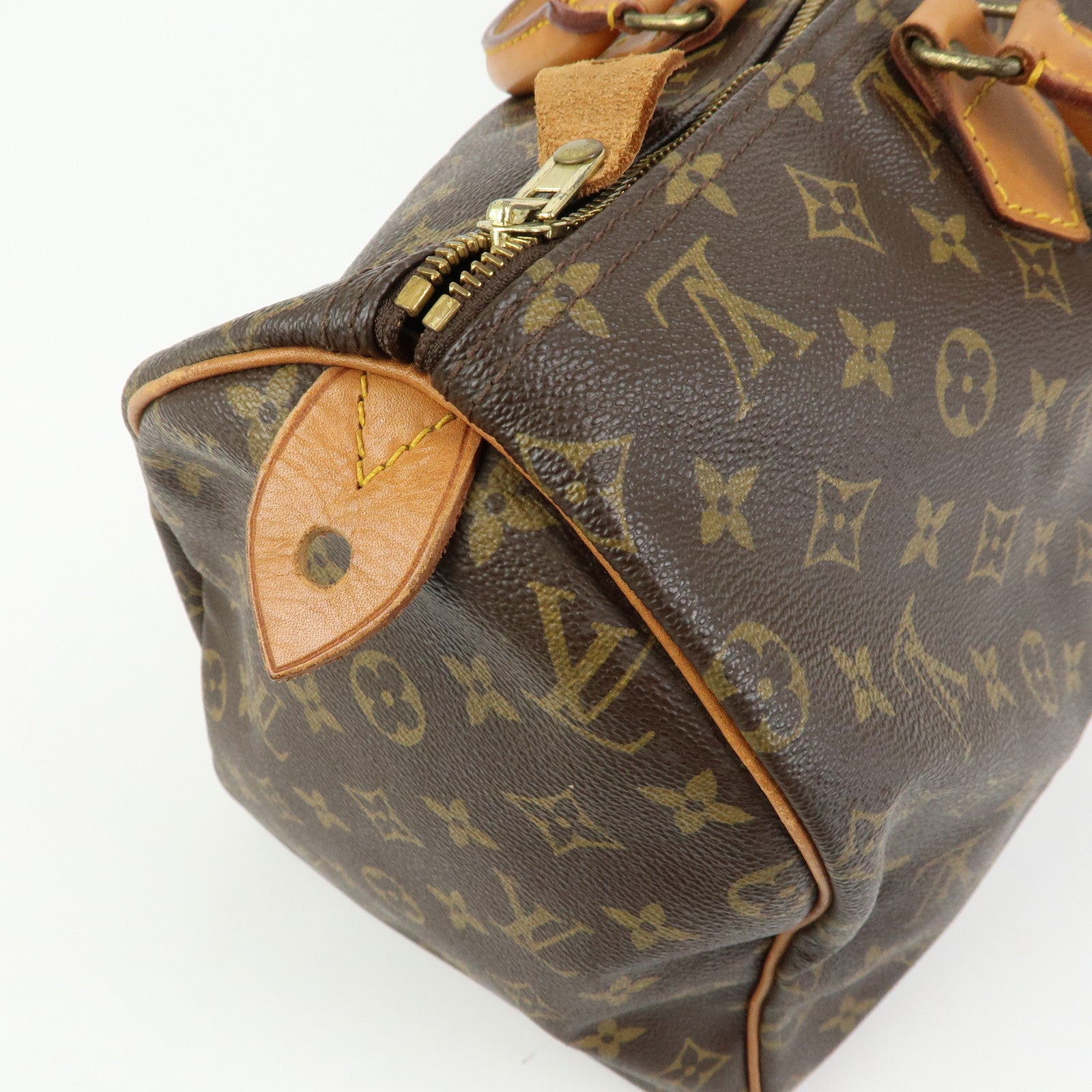 Louis Vuitton Monogram Speedy 40 Hand Bag Boston Bag Brown M41522